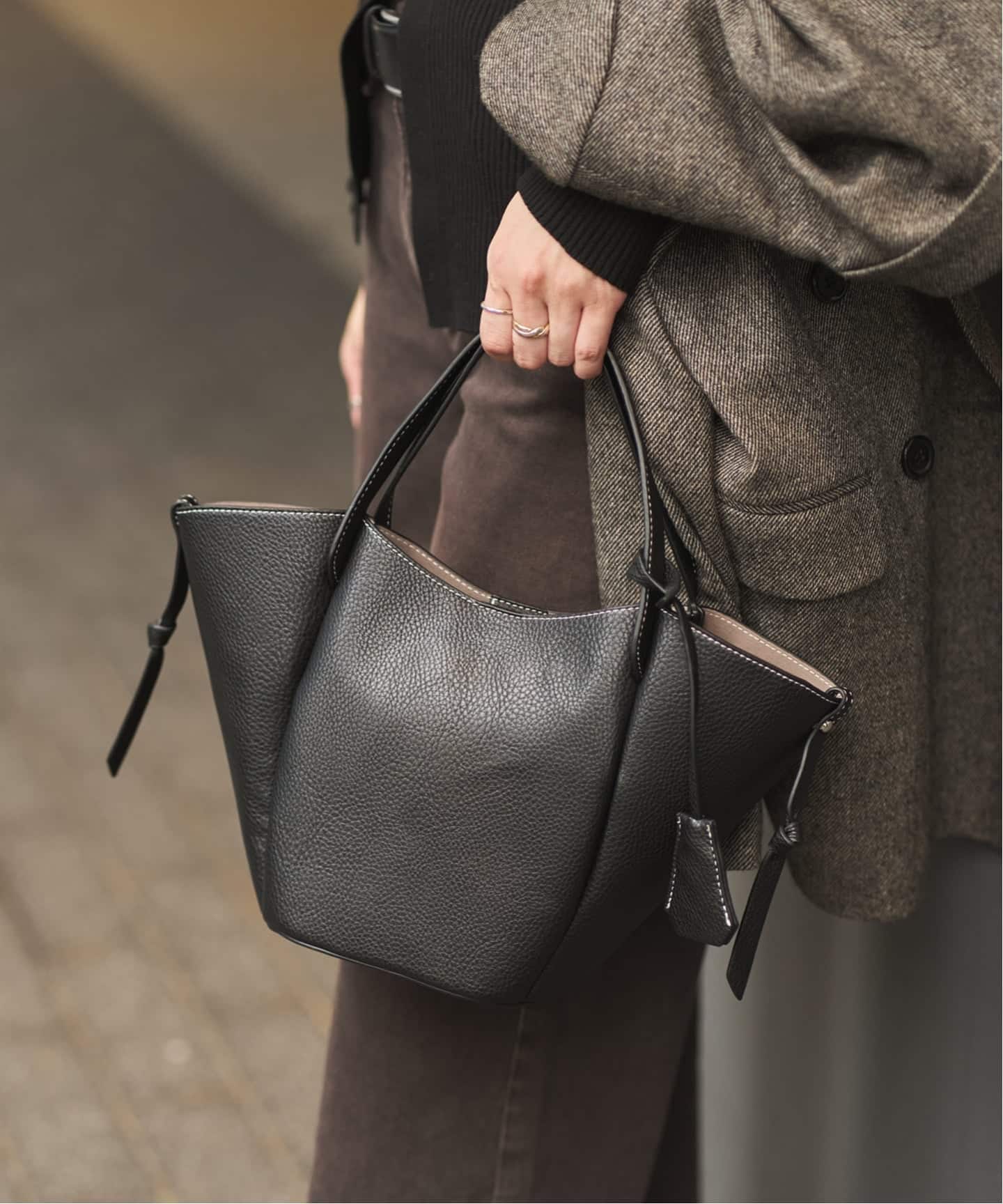 cache cache / カシュカシュ basket mini tote（トートバッグ）｜LE