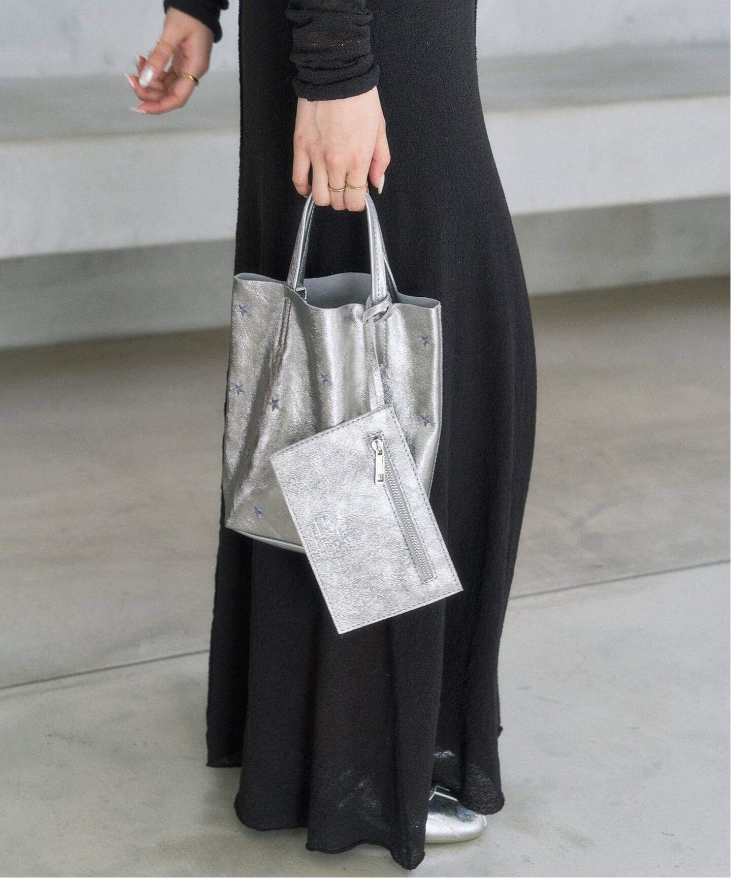 MARLON/マーロン STARS EMBROIDERED TOTE（トートバッグ）｜LE TALON
