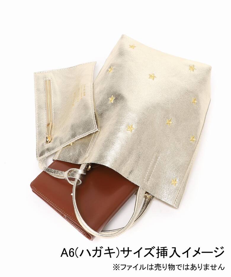 MARLON/マーロン STARS EMBROIDERED TOTE（トートバッグ）｜LE TALON 