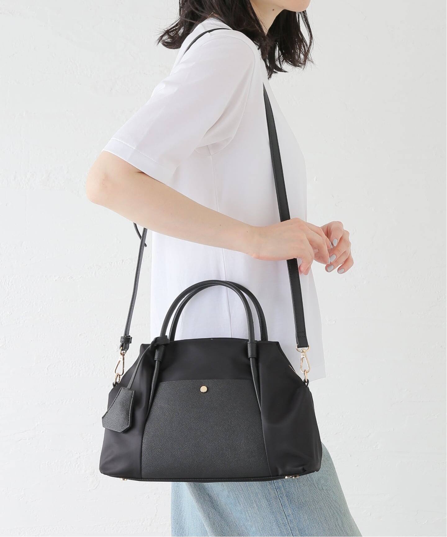 cachecache /カシュカシュ ナイロンボストンSHOULDER（ボストンバッグ
