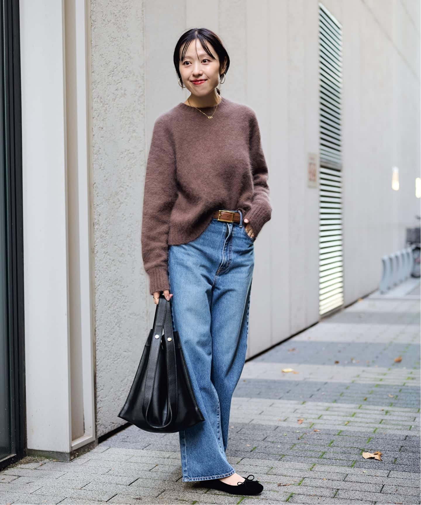 【美品】BEAURE カウレザー 2WAY ハンドル トートバッグ アイボリー 追加予約》BEAURE/ビュレ カウレザー2WAYハンドル（トートバッグ）｜LE