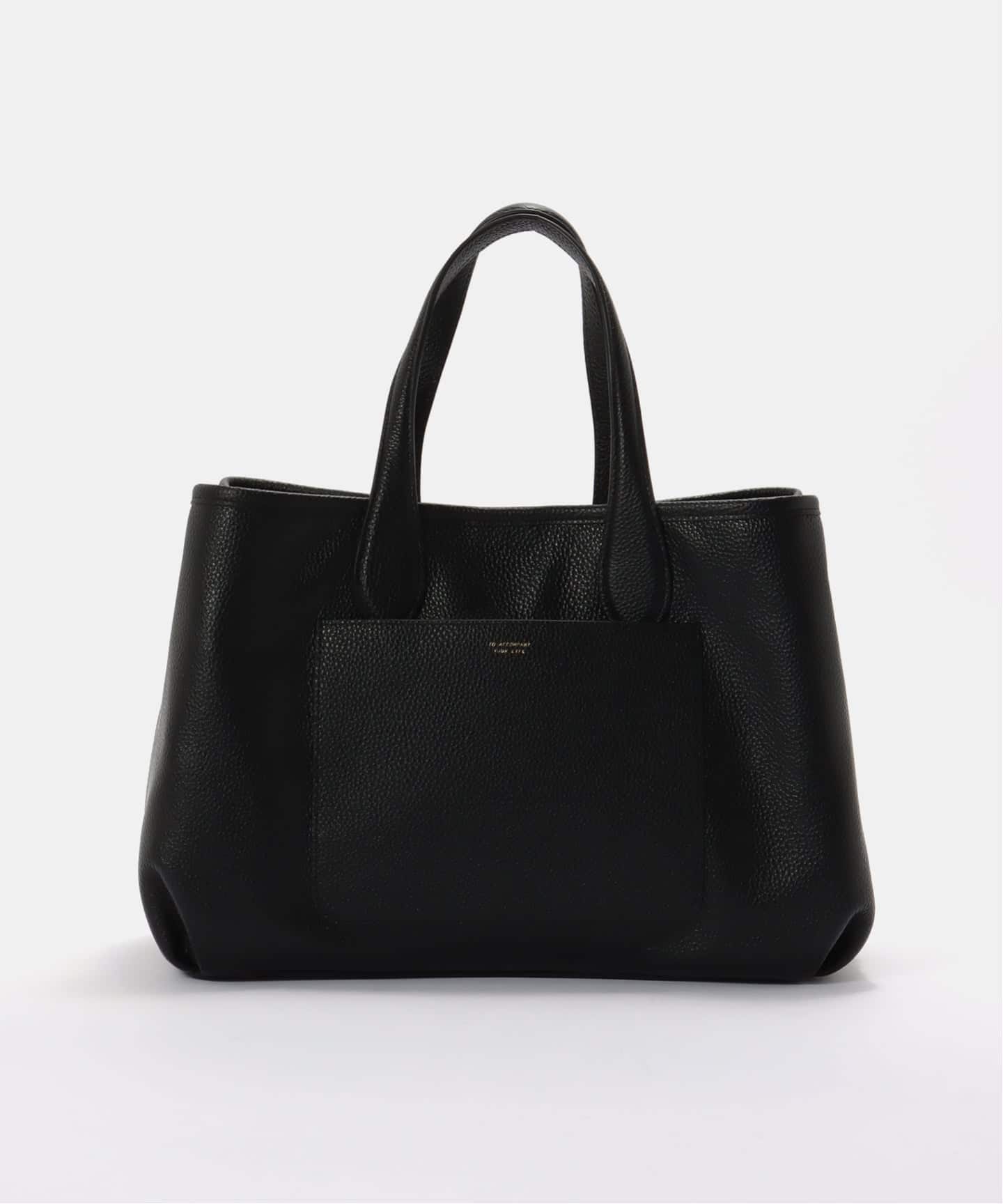 BEAURE レザー トートバッグ ブラック BEAURE/ビュレ レザーシキリトート（トートバッグ）｜LE TALON（ル