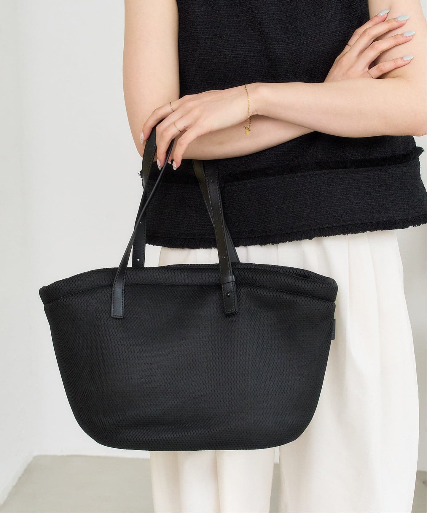 【美品】LE TALON ルタロン Story BELTTOTE ナイロントート Story./ストーリー AM LAUNDRY TOTE（トートバッグ）｜LE TALON（ル