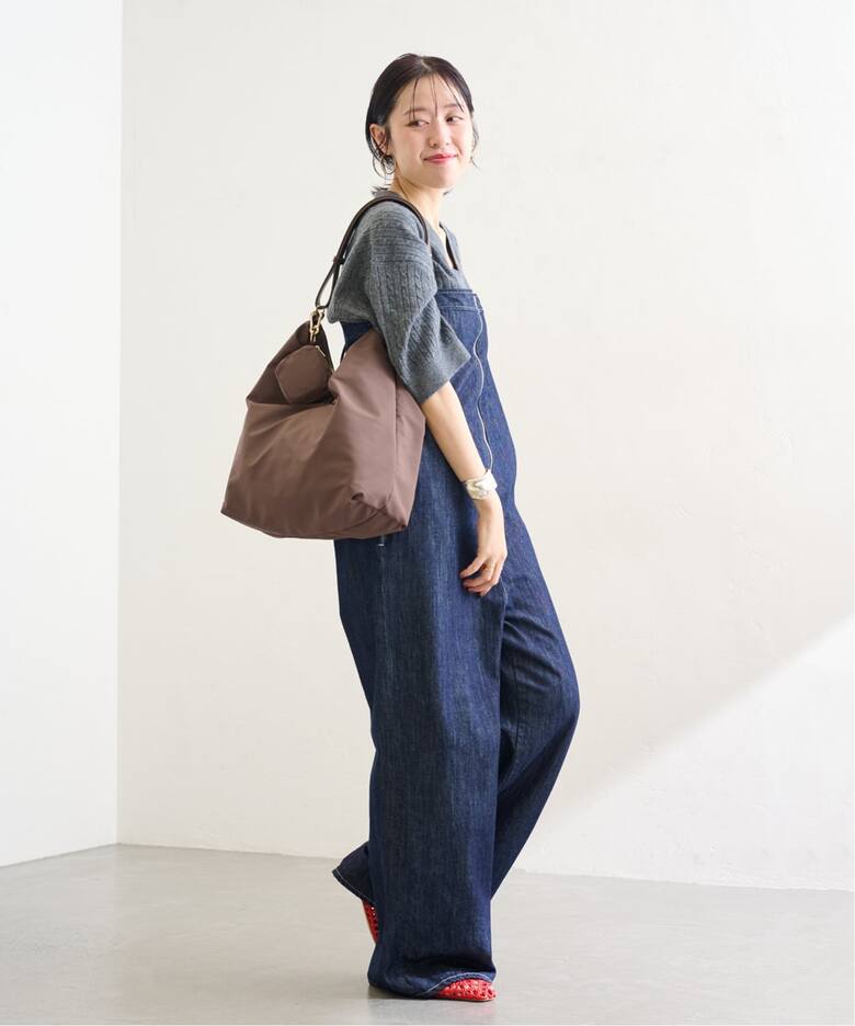 LETALON ナイロンコンビ2WAYギャザーBAG（トートバッグ）｜LE TALON 