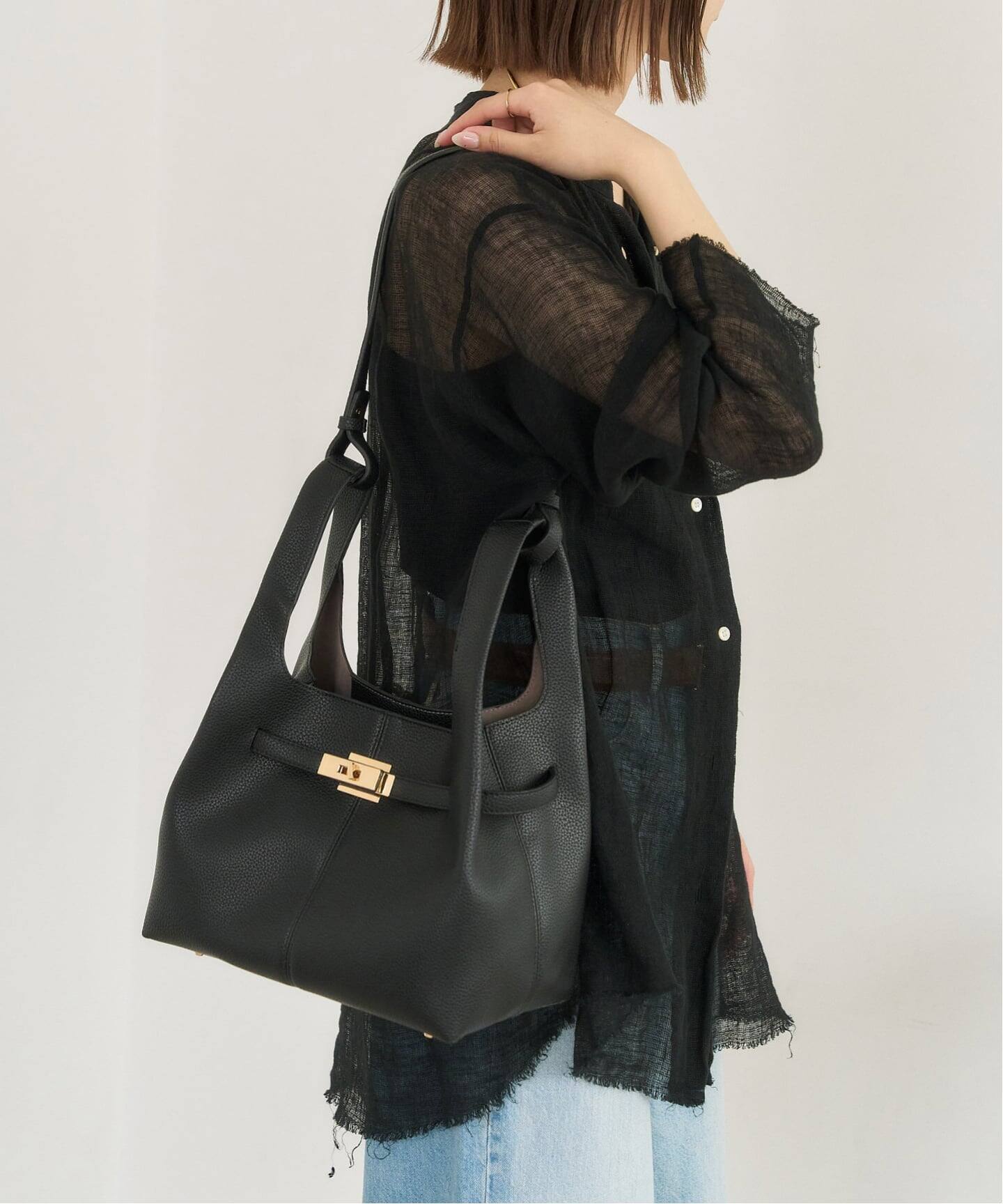 LETALON 2way soft cube bag（ショルダーバッグ）｜LE TALON（ル 