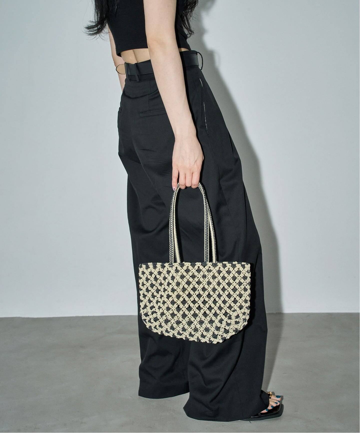 THE BAGMATI/バクマティ BW MESH BAG（トートバッグ）｜LE TALON（ル