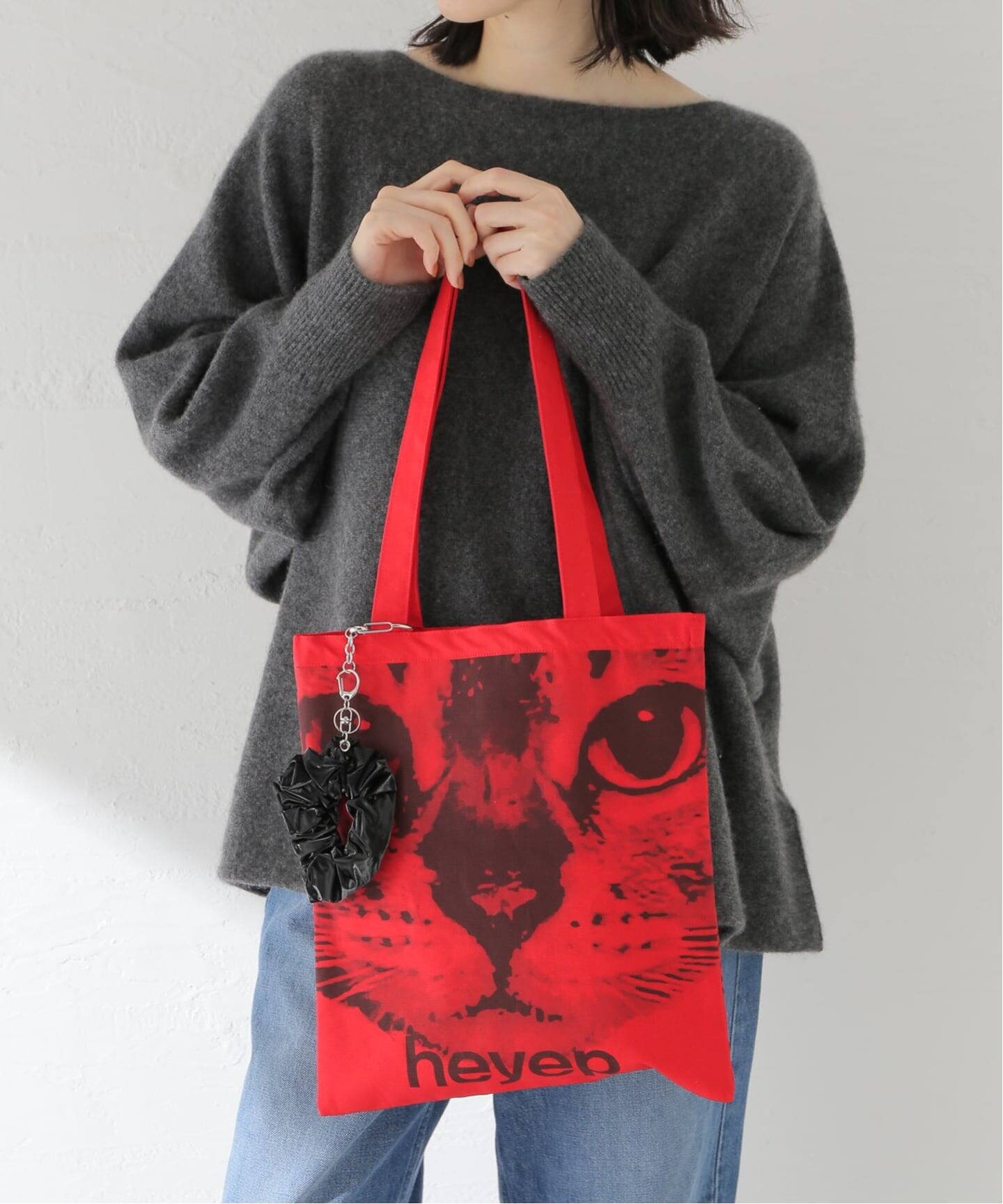 heyep/ ヘイップ Cats Bag with Pouch Charm（トートバッグ）｜LE