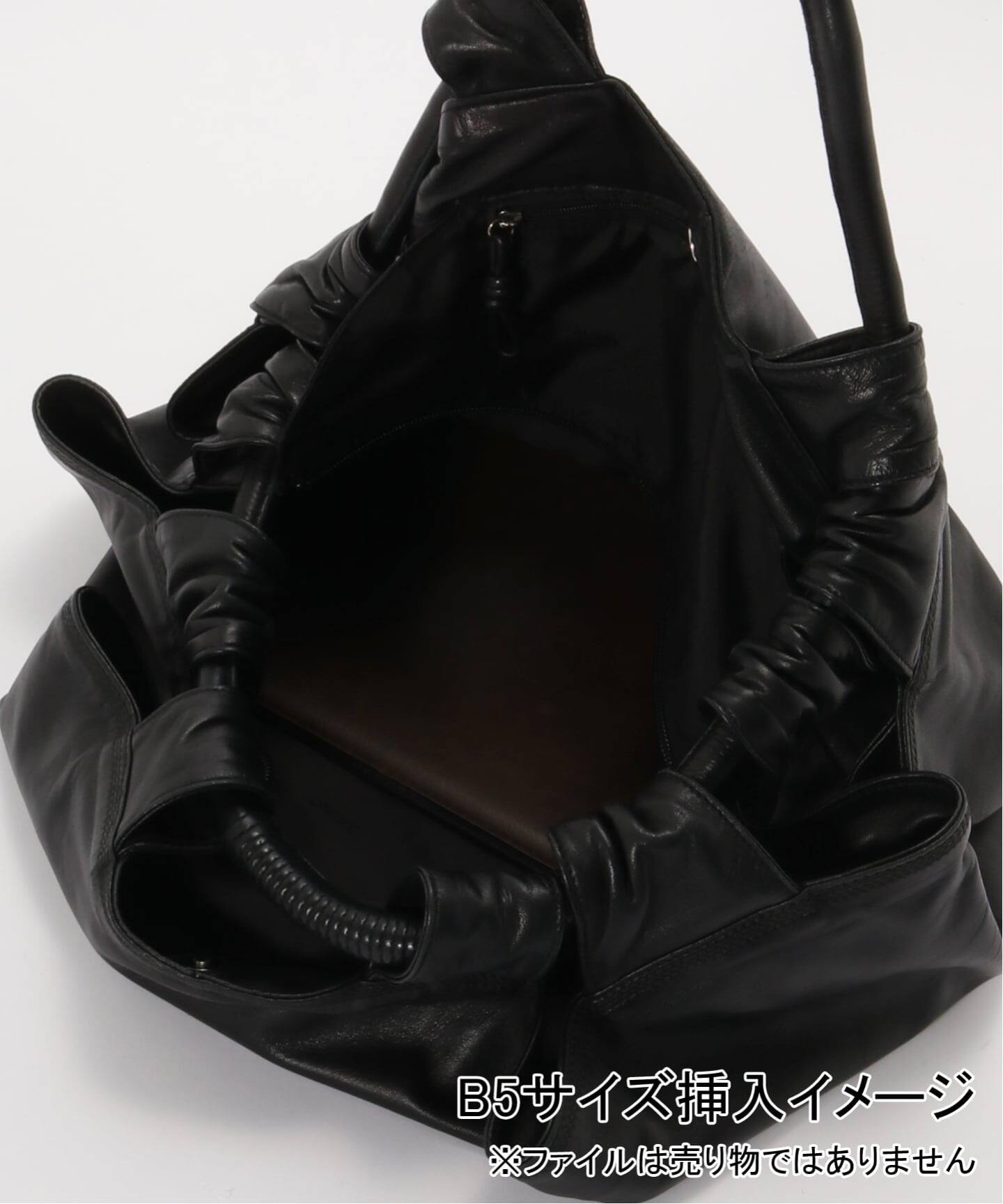 LOEWE ナッパアイレ シープスキン バッグ ブラック ハンドバッグ B282 LOEWE Bag ナッパアイレ（ハンドバッグ）｜HIROB（ヒロブ）の通販