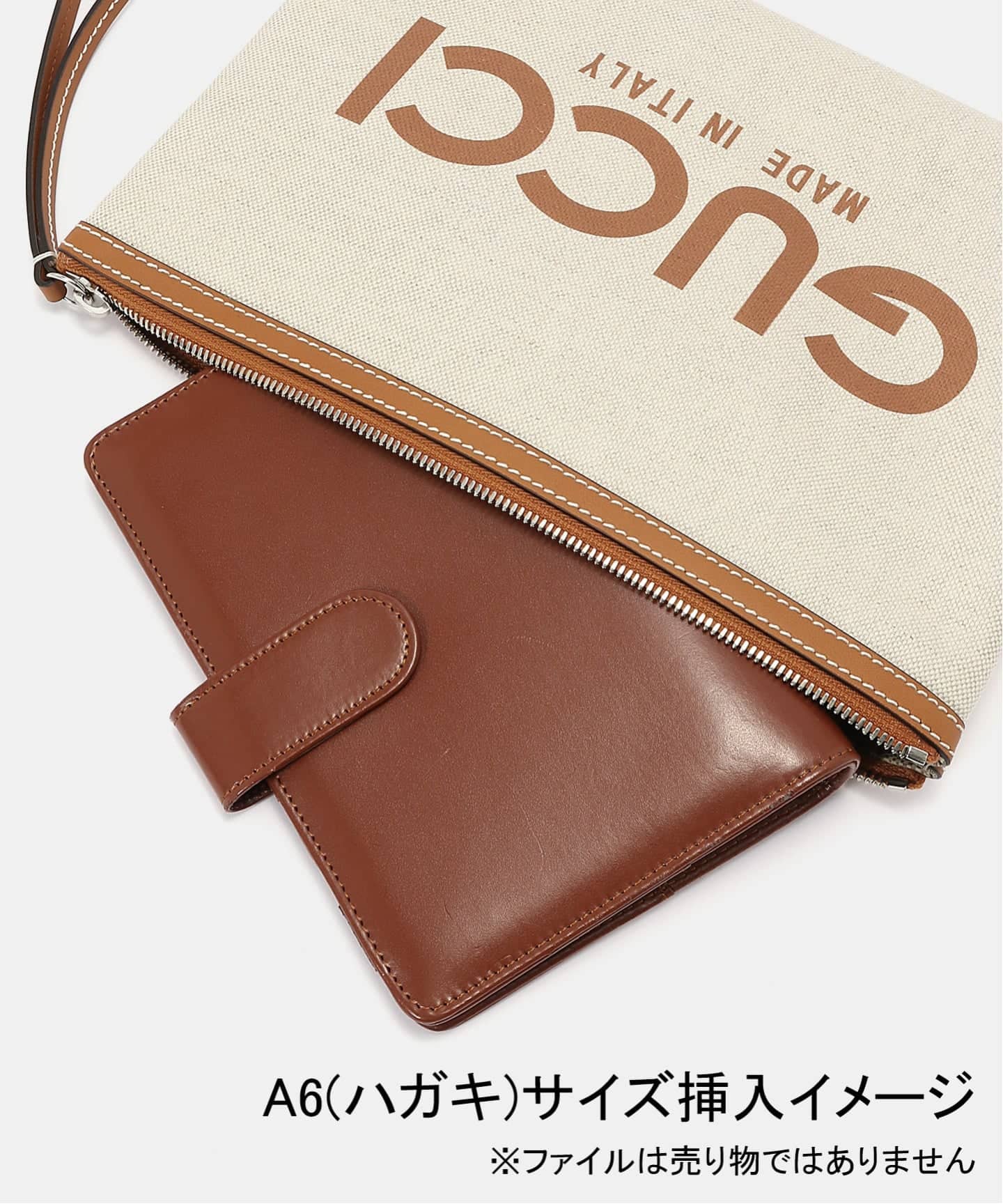 GUCCI/グッチ】クラッチバッグ logo canvas（クラッチバッグ