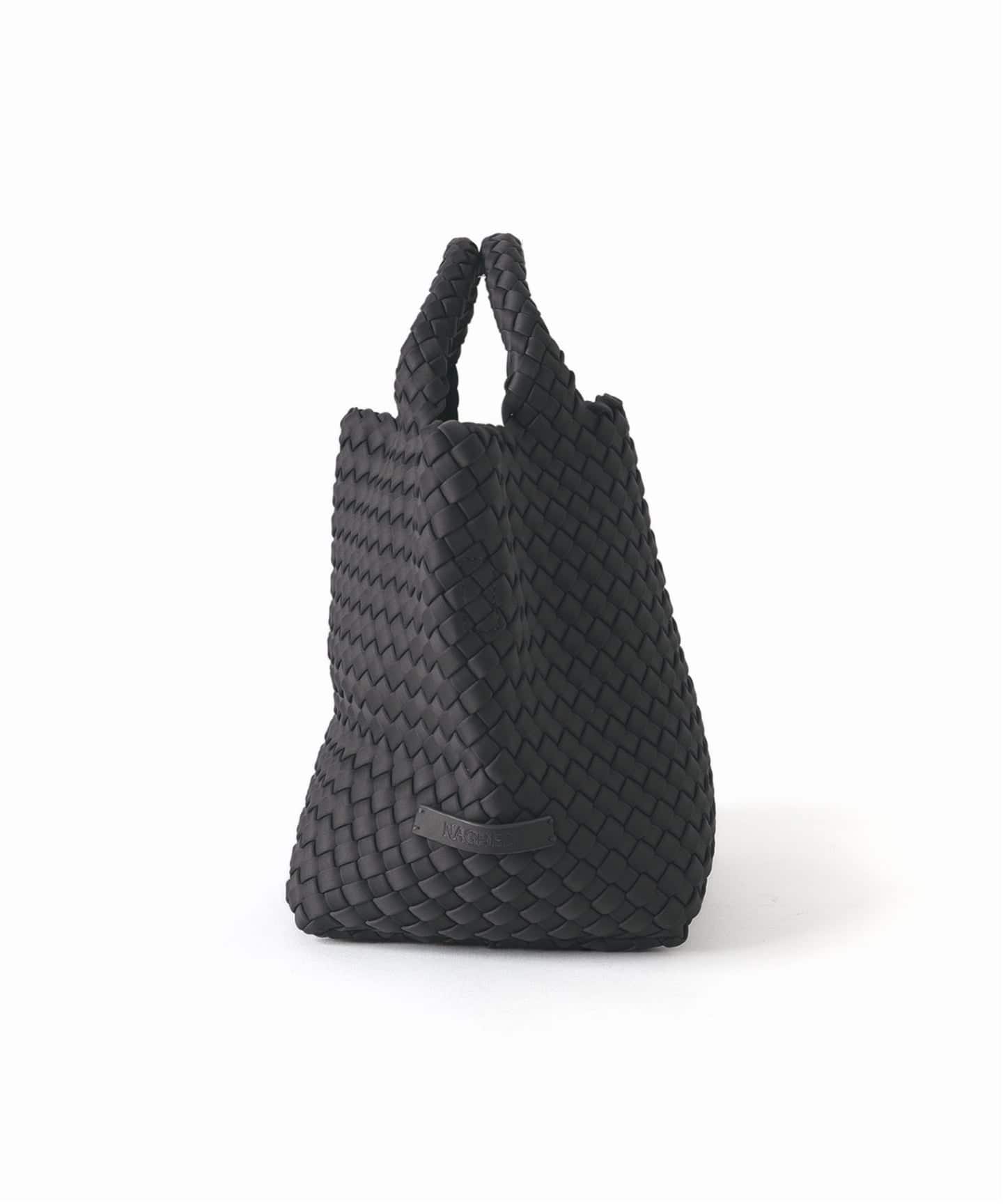 【未使用保管✨】ナゲディ St. Barths Small トートバッグ 黒色 NAGHEDI/ナゲディ St Barths small Tote トートバッグ SN03012LD