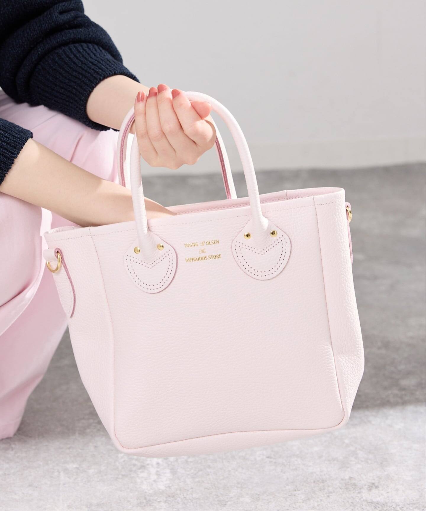 WEB限定予約》YOUNG&OLSEN EMBOSSED LEATHER D TOTE S バッグ YO2601