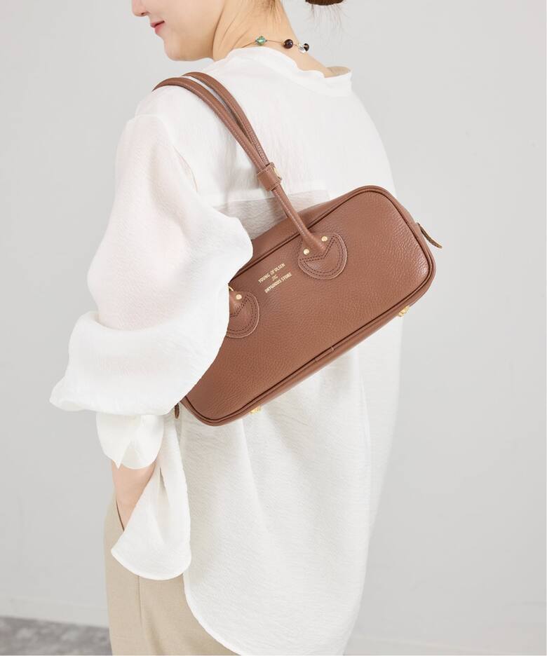 WEB/一部店舗限定》YOUNG&OLSEN EMBOSSED LEATHER STUDENT S バッグ 