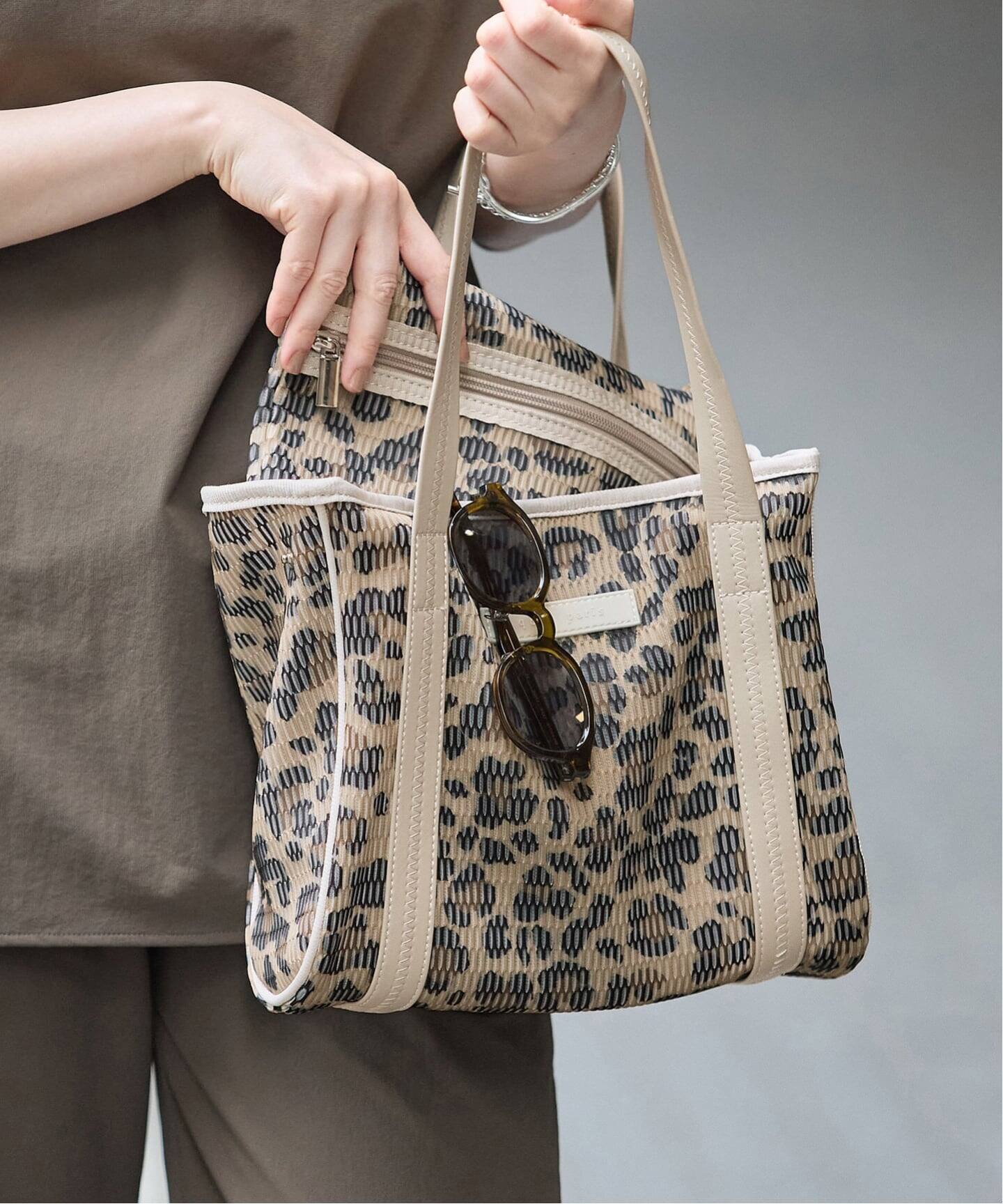qbag paris完売カゴバッグ 洗濯機洗い可》qbag paris/キューバッグ パリ 別注NEST ZIP S バッグ