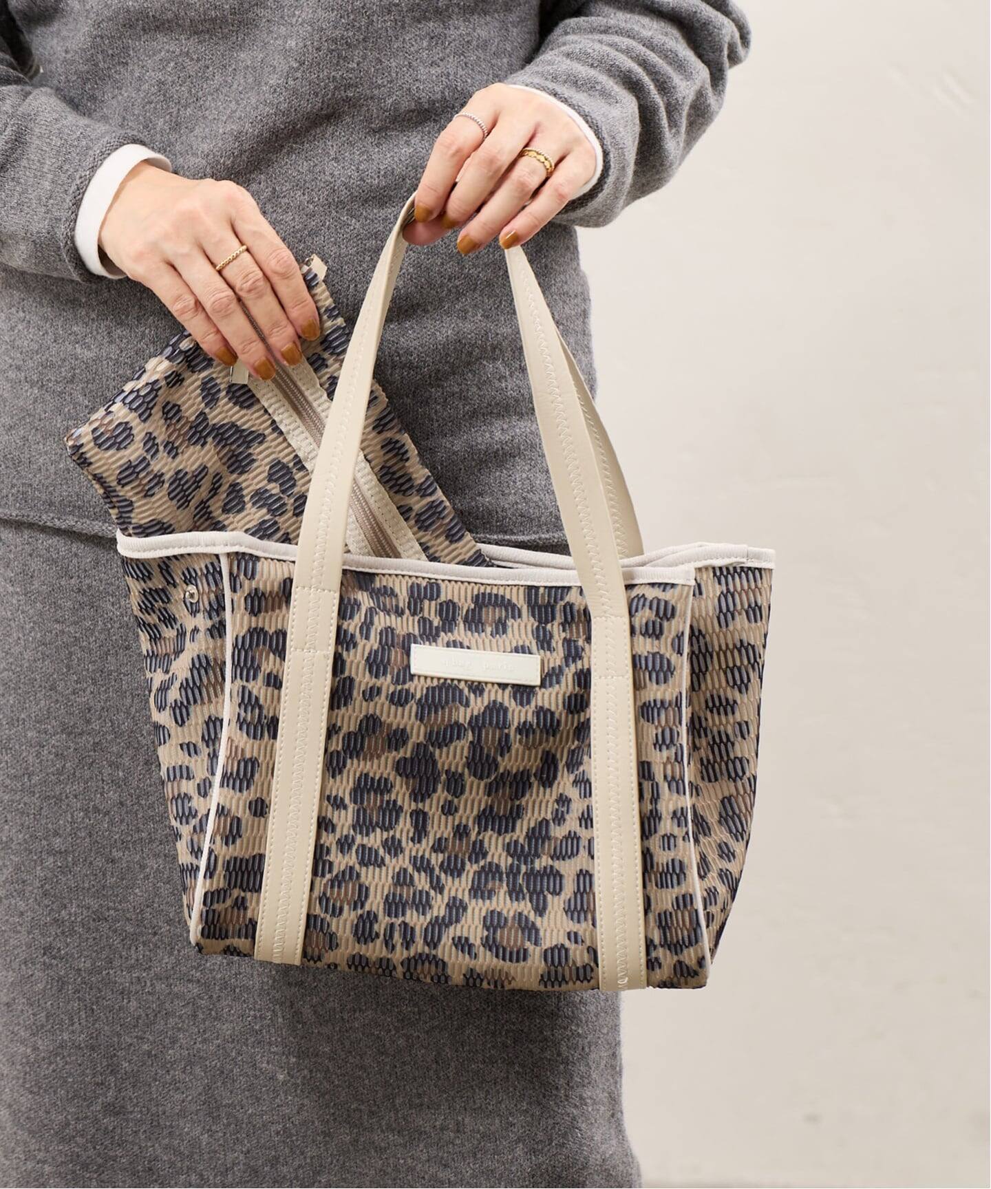 洗濯機洗い可》qbag paris/キューバッグ パリ 別注NEST ZIP S バッグ 