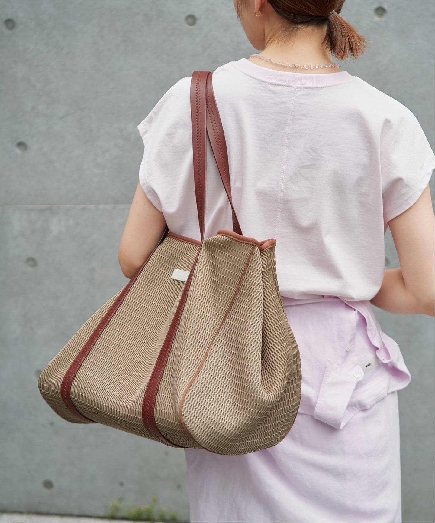 予約》qbag paris/キューバッグ パリ 別注NEST ZIP L バッグ（トート