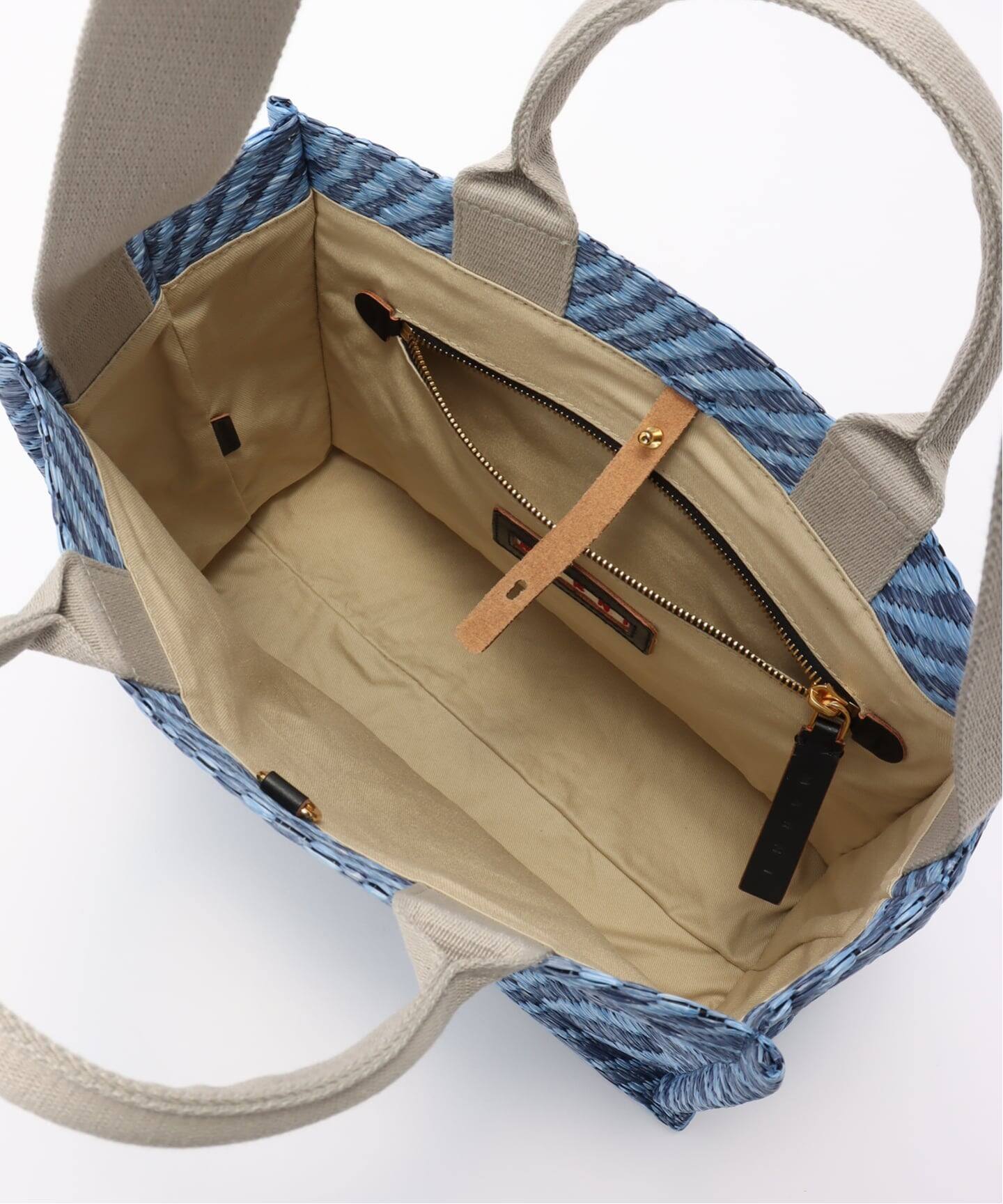 MARNI/マルニ ラフィアエフェクト スモールトトバッグ SHMP0077U7P9841 