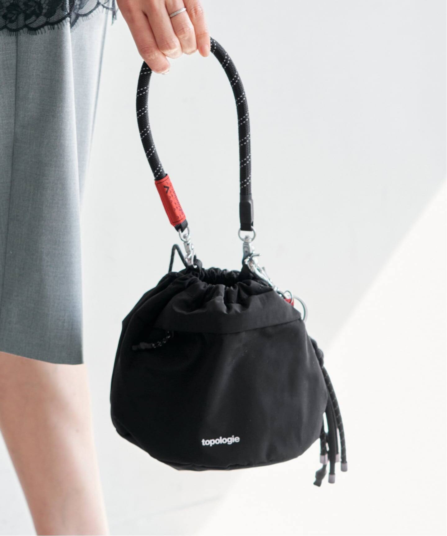 TOPOLOGIE REVERSIBLE BUCKET バッグ TP-WBA-RB2-BLK-4/RBS（その他 