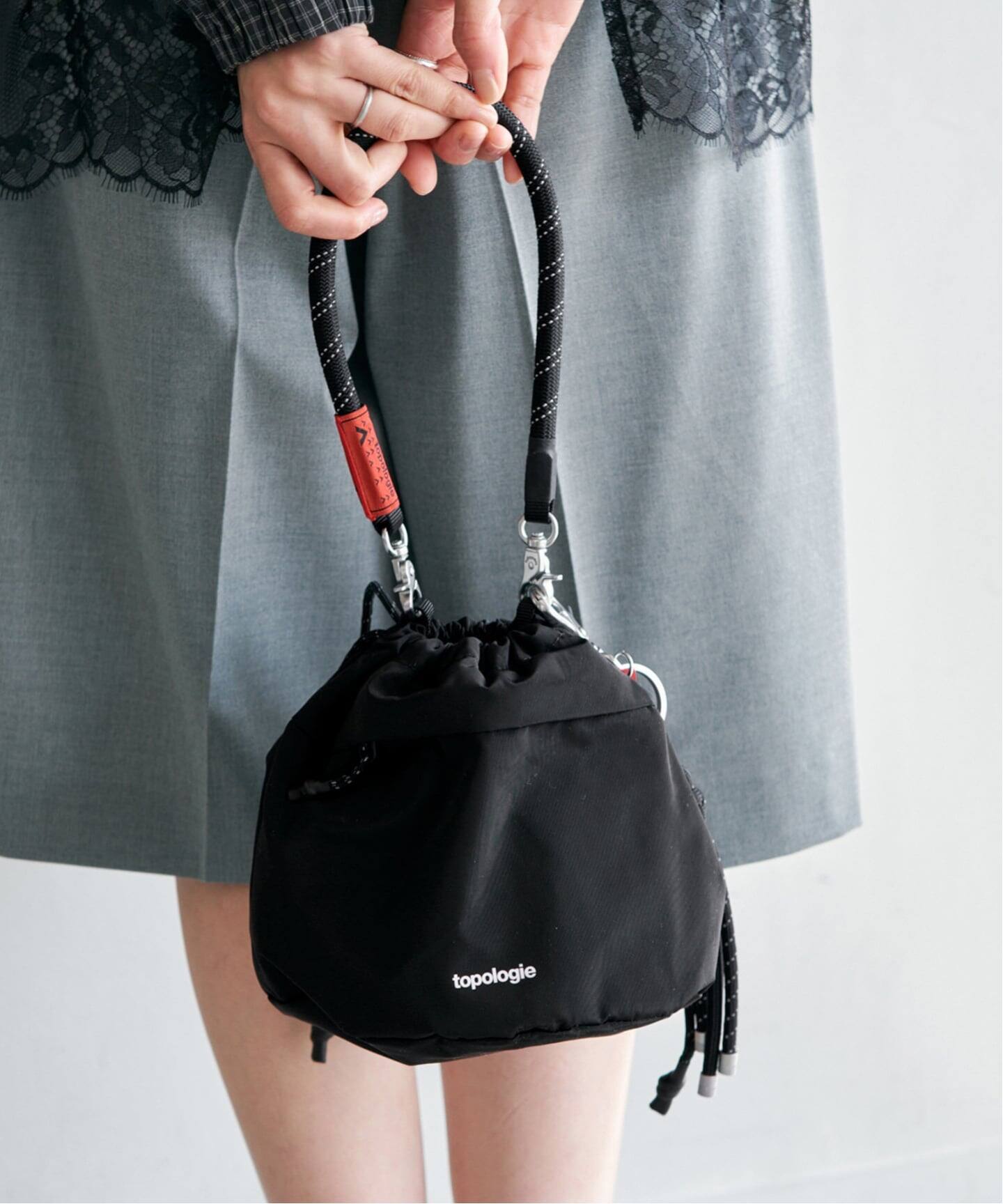 TOPOLOGIE REVERSIBLE BUCKET バッグ TP-WBA-RB2-BLK-4/RBS（その他 