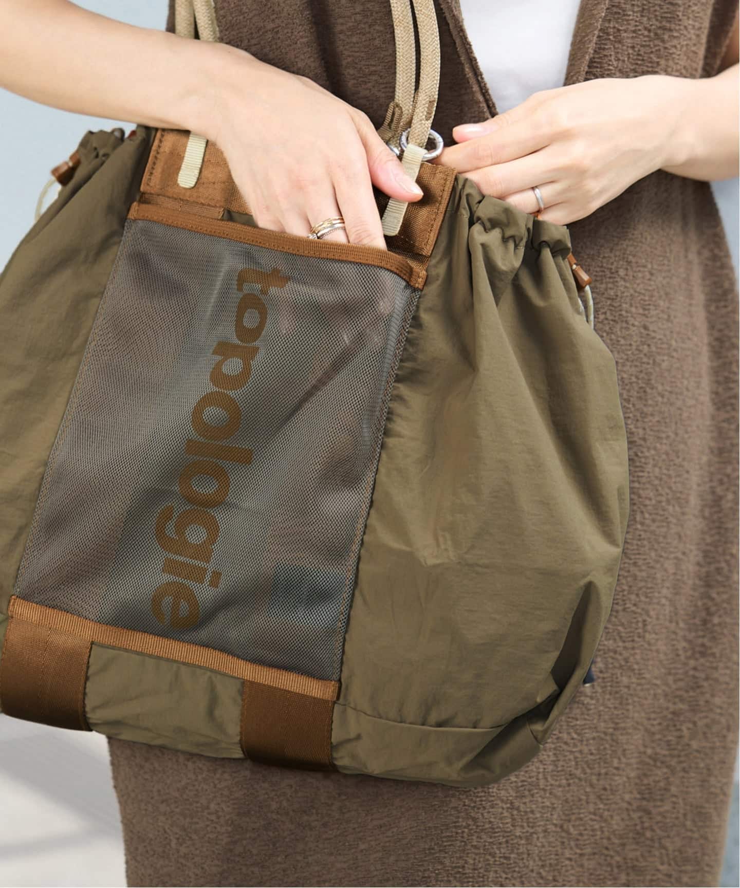 TOPOLOGIE/トポロジー Summit Tote Wide Medium バッグ TP-WBA-STWM