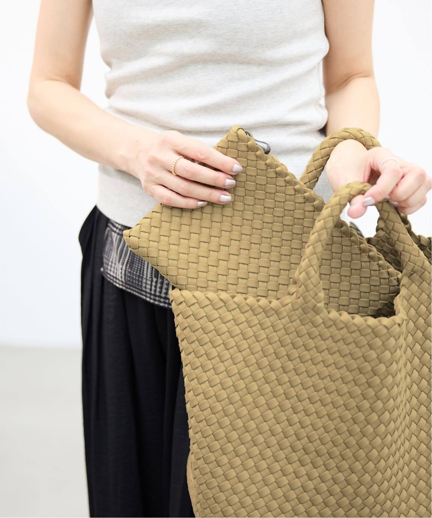 NAGHEDI/ナゲディ 別注 St.Barths Medium Tote バッグ SN03013LD