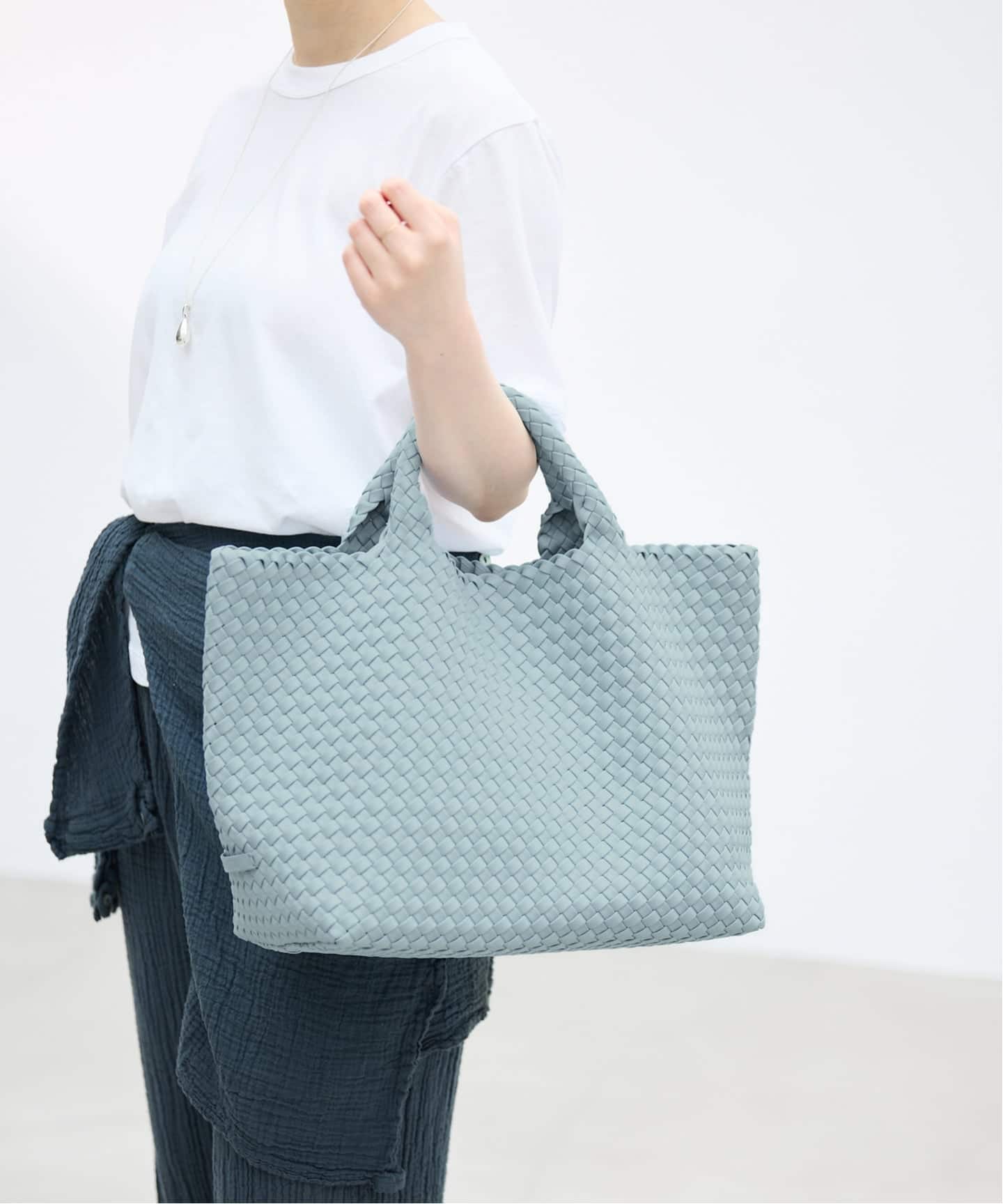 パシオーネ/アナイ イエナ　スピックアンドスパン プラージュ NAGHEDI/ナゲディ 別注 St.Barths Medium Tote バッグ SN03013LD