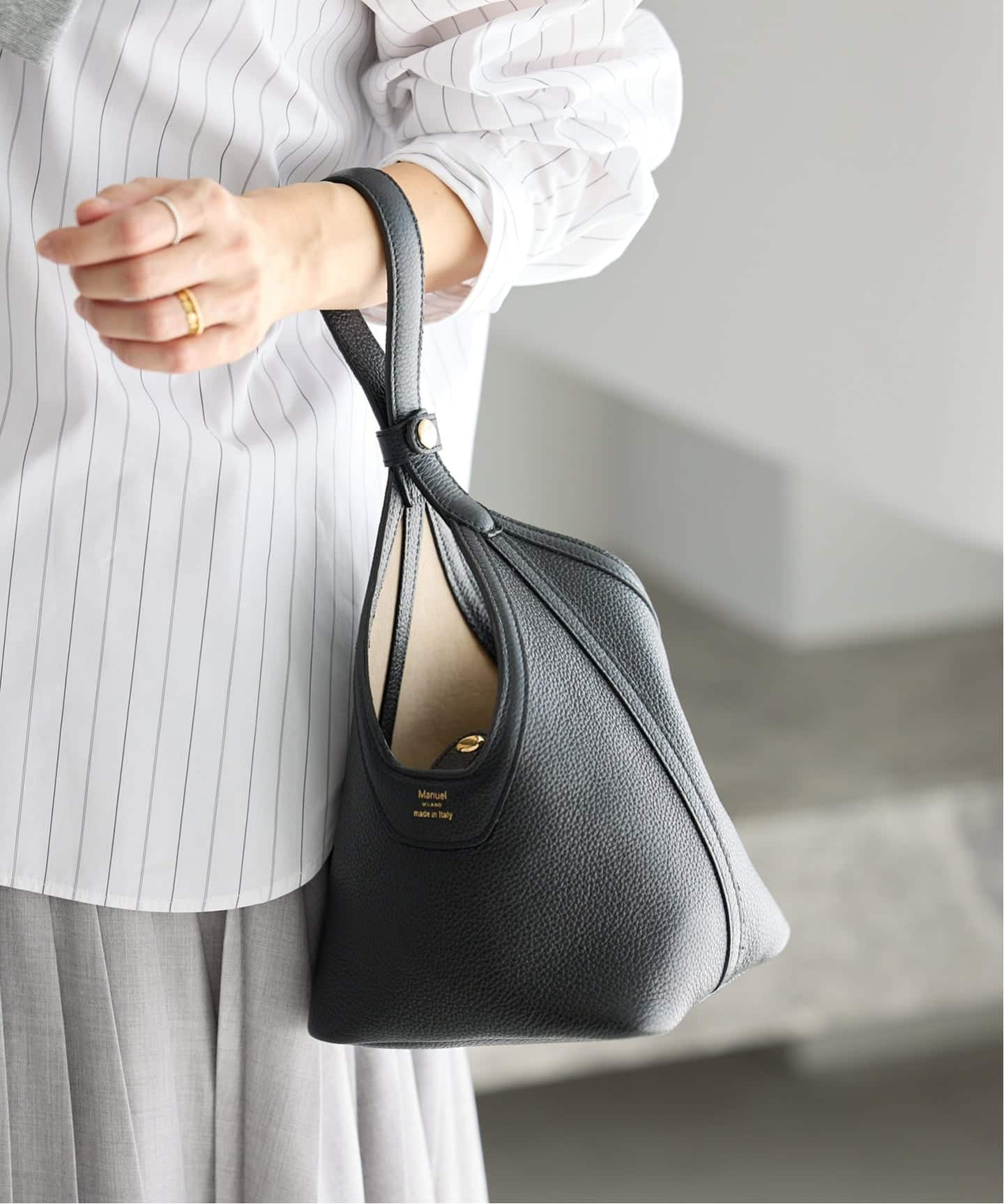 Manuel MILANO/マニュエルミラノ 2WAY BAG バッグ 6467（ハンドバッグ