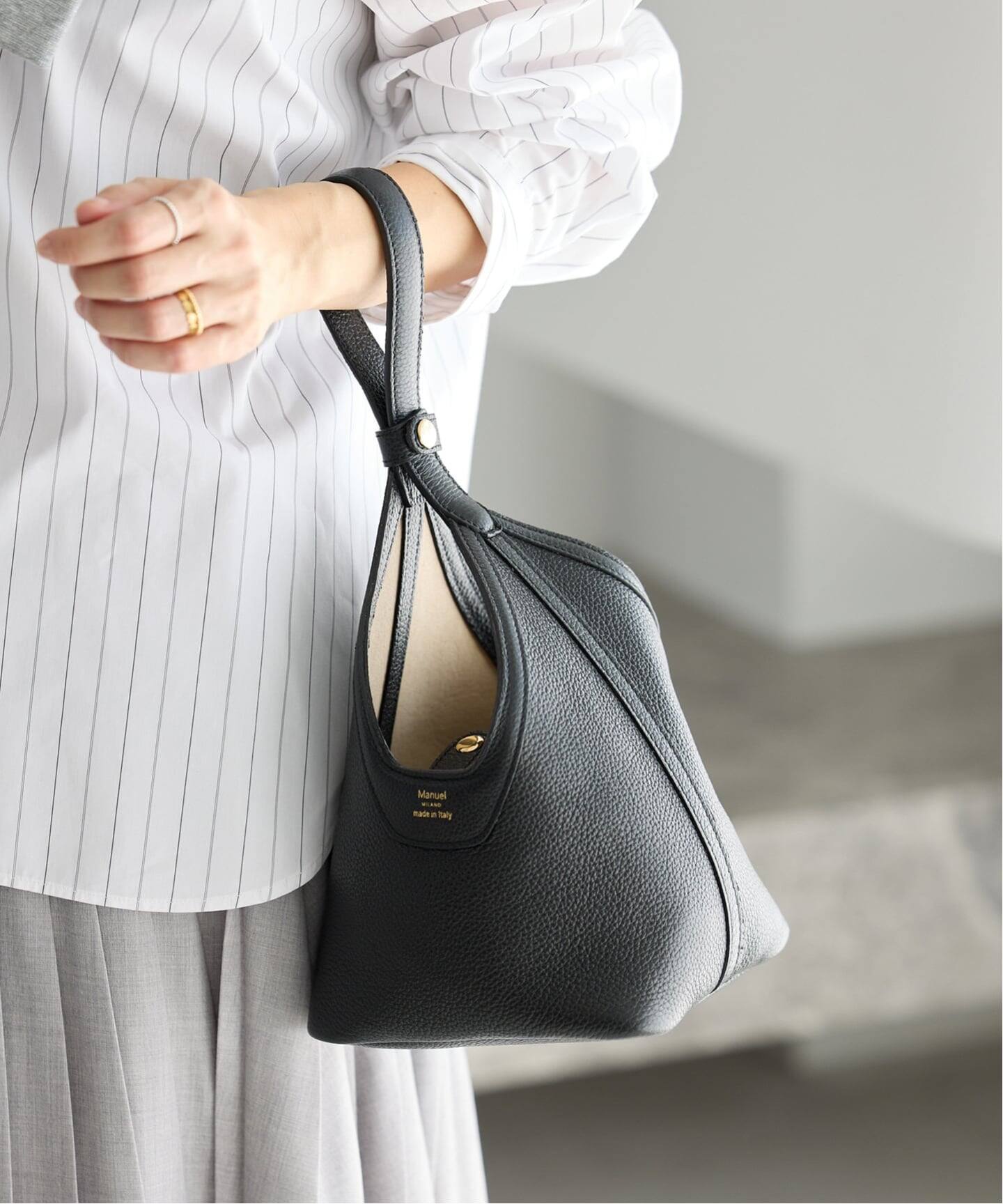 Manuel MILANO/マニュエルミラノ 2WAY BAG バッグ 6467（ハンドバッグ 