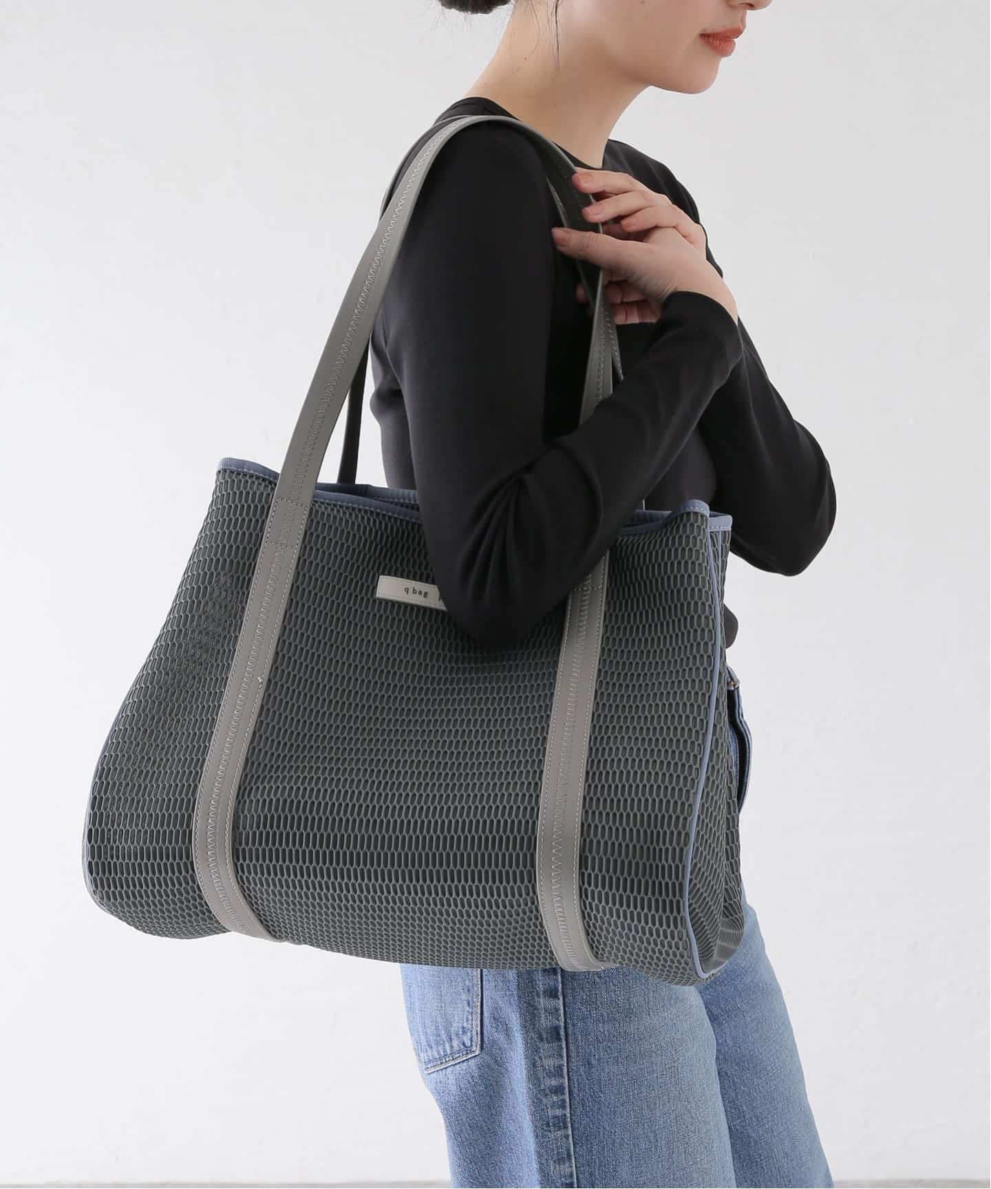 qbag paris/キューバッグ パリ nest zip L バッグ NEST-L-ZIP（トート