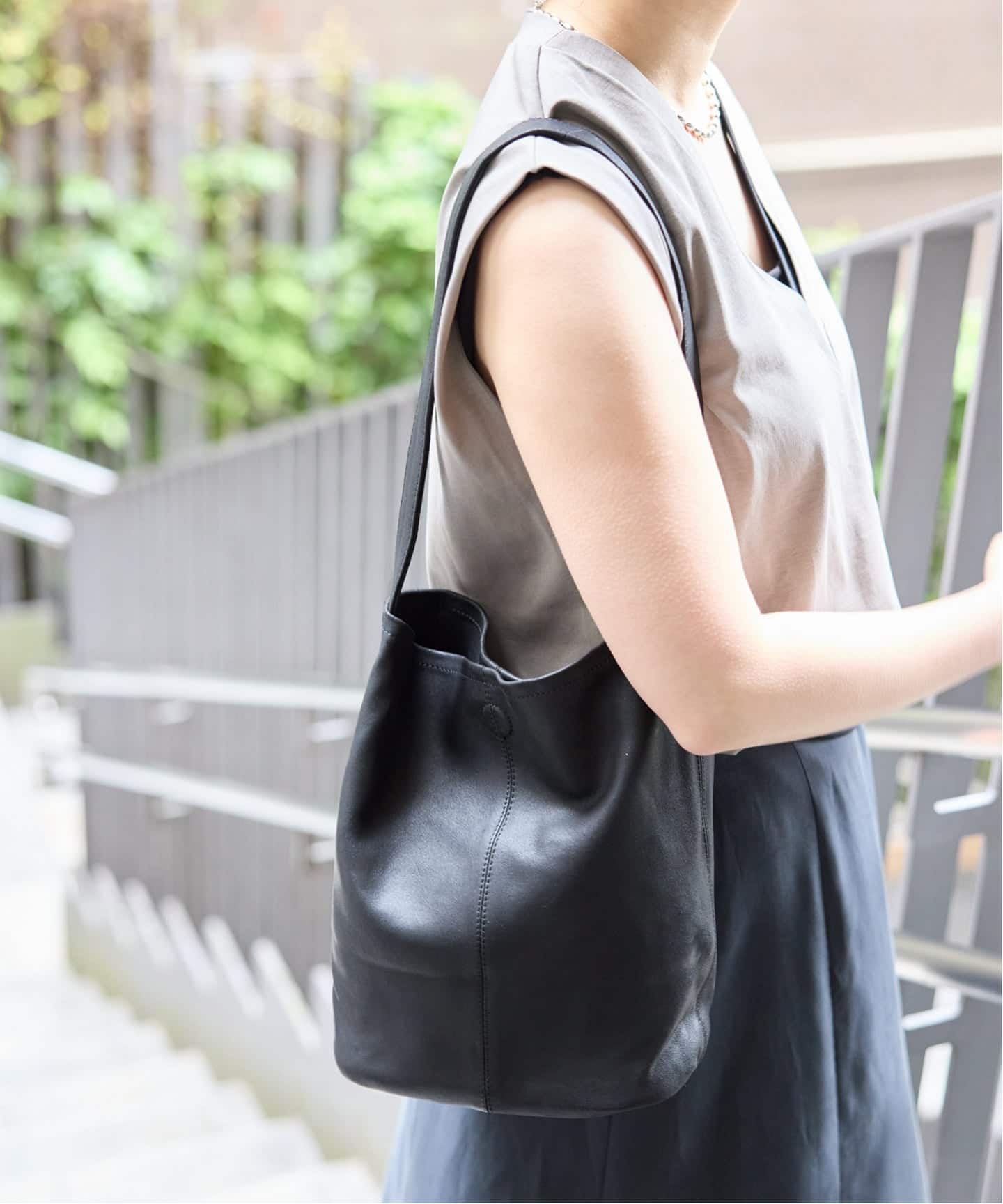 Morphee/モルフェ CYLINDER(S size)BLACK バッグ（ショルダーバッグ