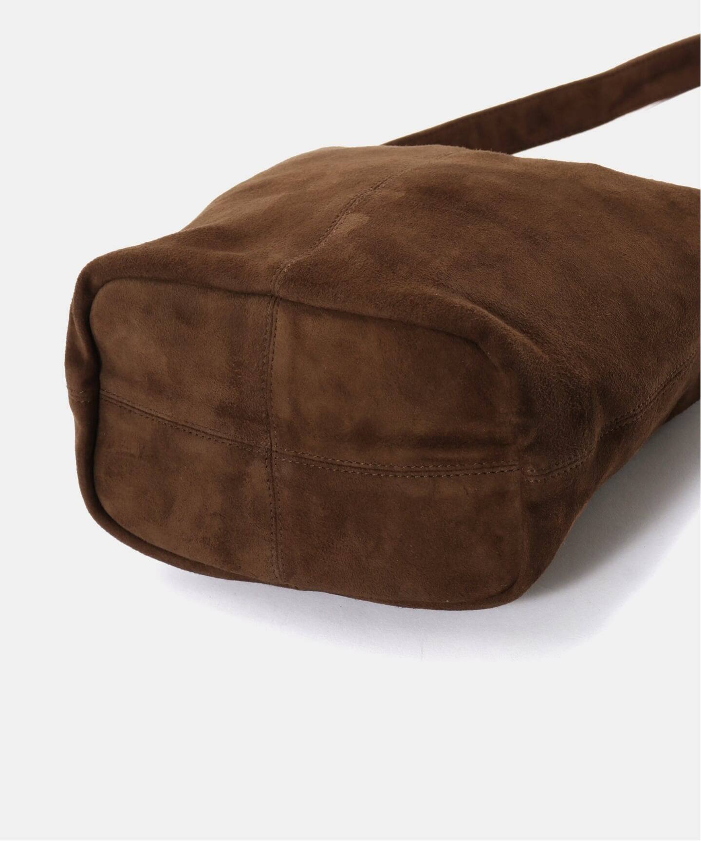 Morphee/モルフェ CYLINDER(S size)OIL SUEDE BROWN バッグ