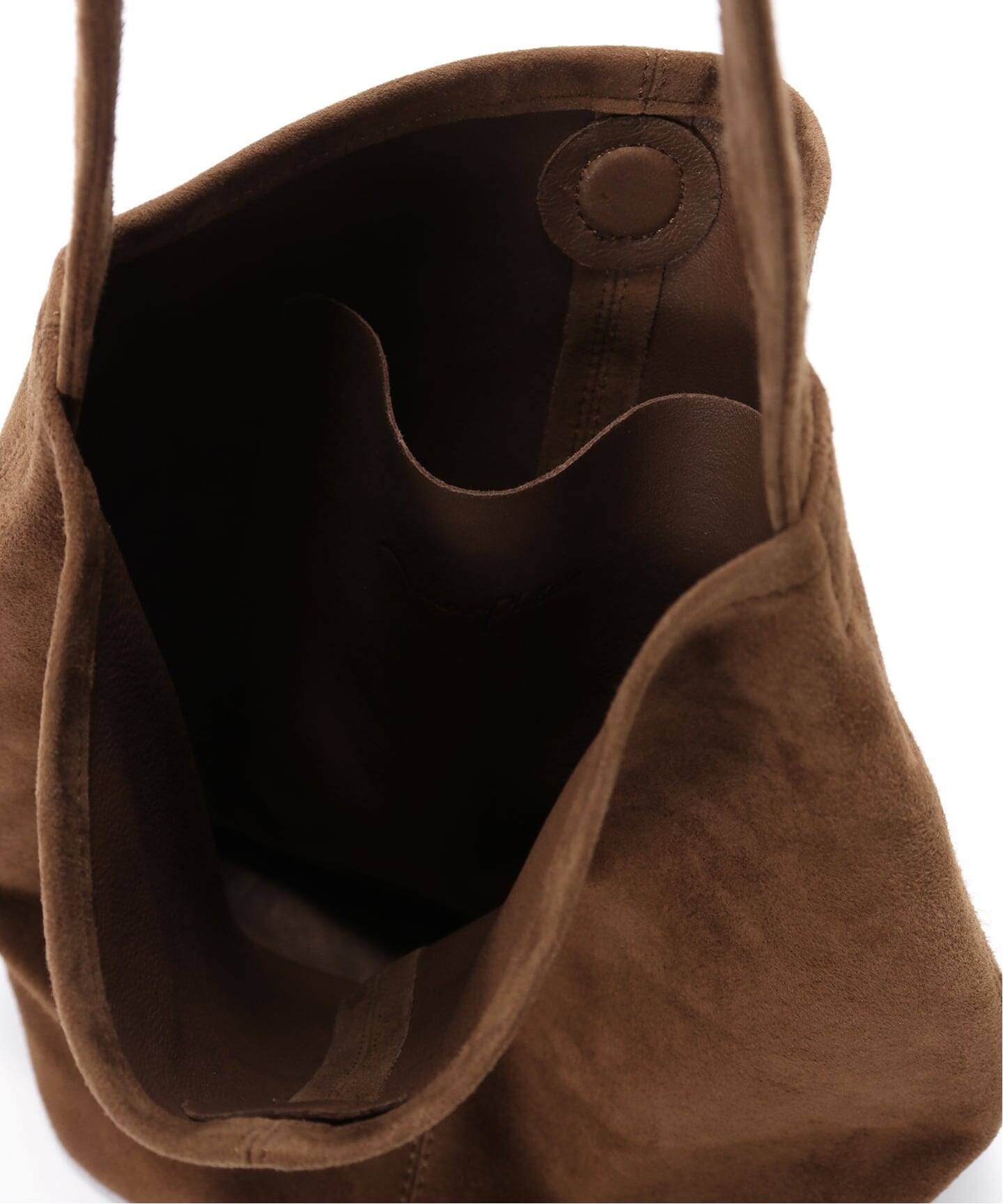 Morphee/モルフェ CYLINDER(S size)OIL SUEDE BROWN バッグ