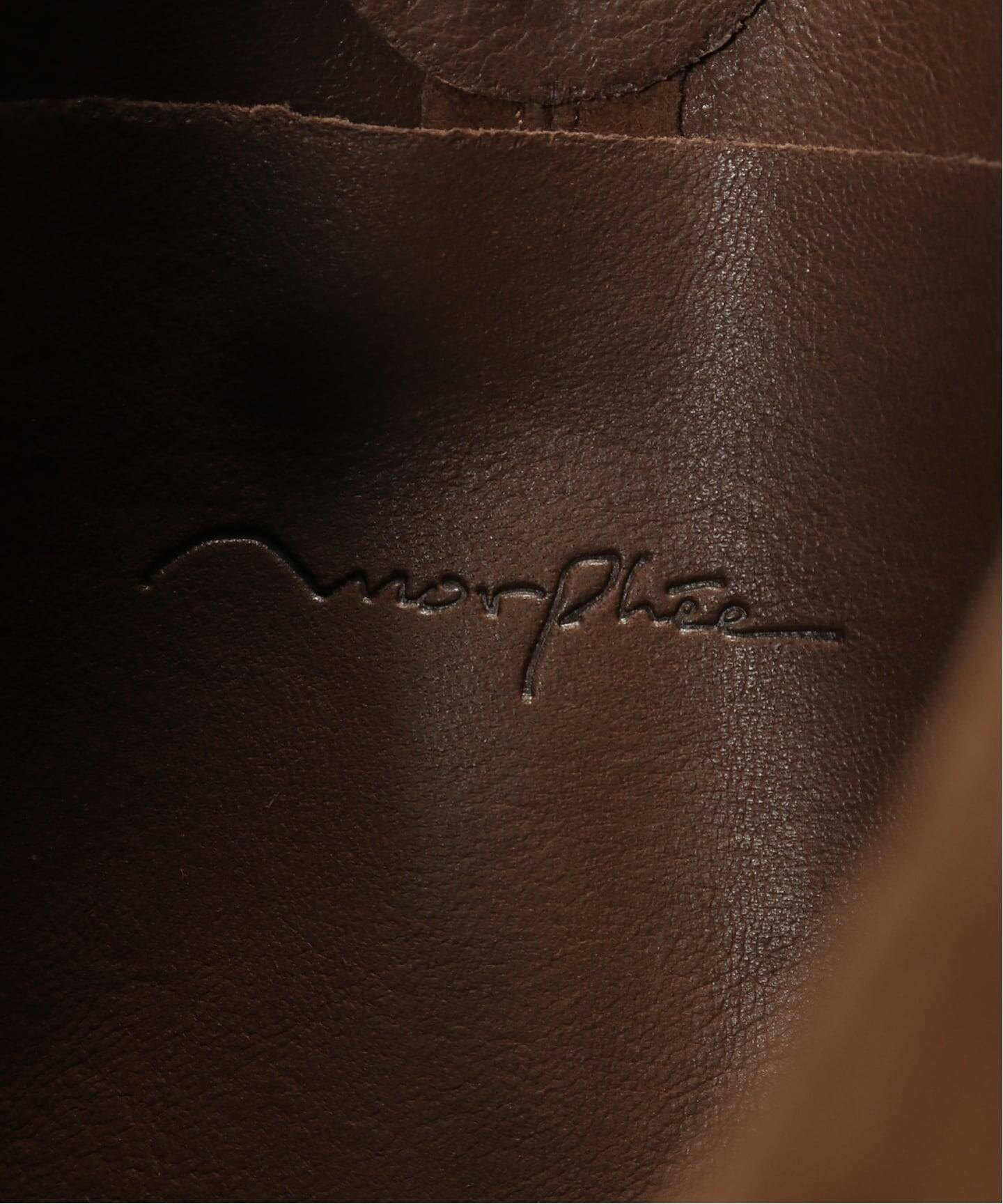 Morphee/モルフェ CYLINDER(S size)OIL SUEDE BROWN バッグ