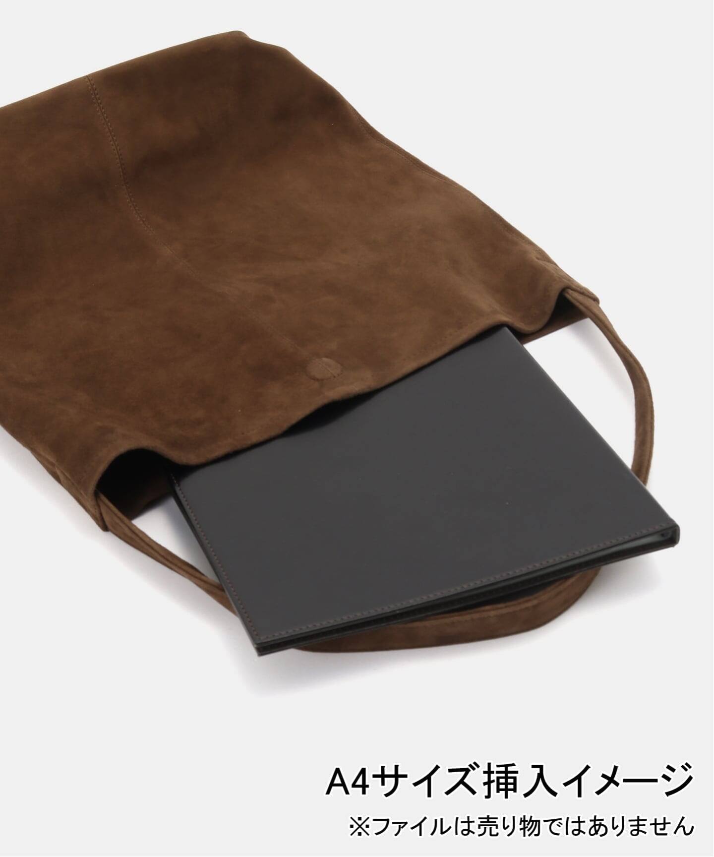 Morphee/モルフェ CYLINDER(M size)OIL SUEDE BROWN バッグ