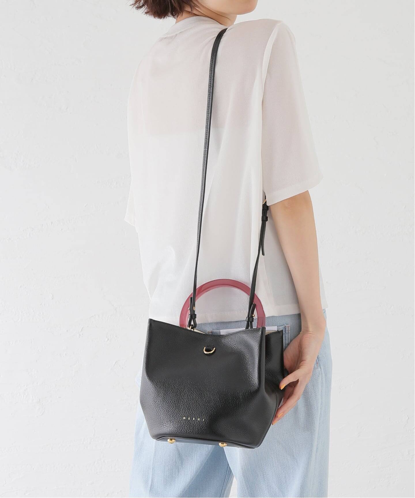 MARNI/マルニ Pannier バケットバッグ SCMP0083U0P8915（ハンドバッグ