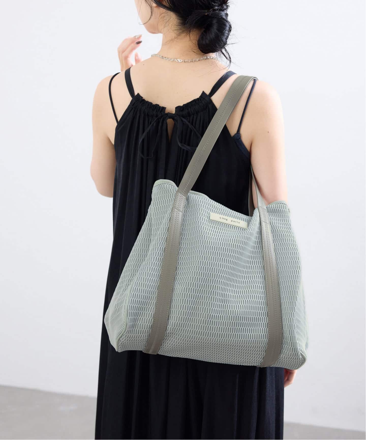 qbag paris/キューバッグ パリ NEST ZIP M バッグ（トートバッグ