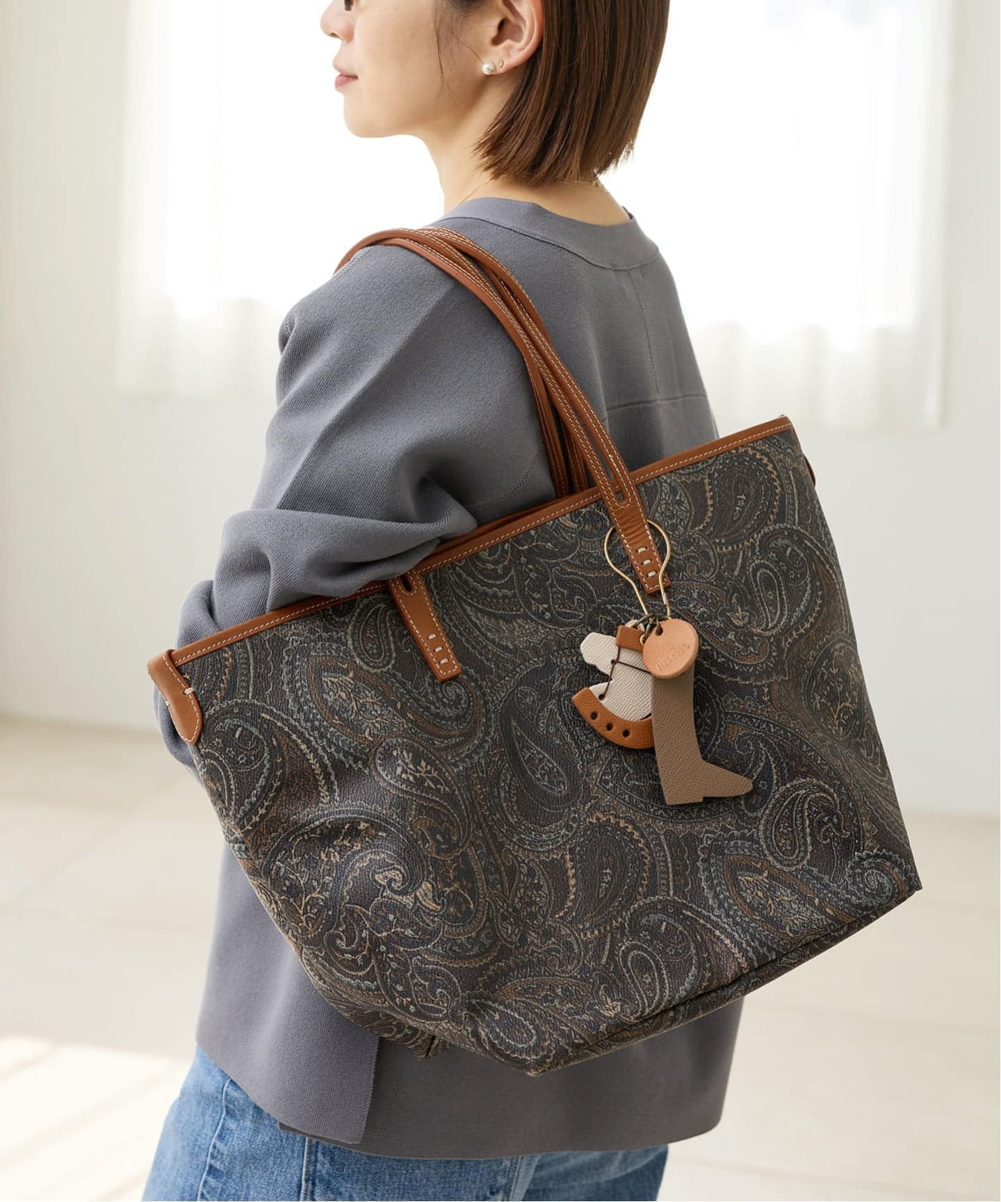 IENA別注　A VACATION イエナ IENA A VACATION/ア ヴァケーション 別注 BREAD M トートバッグ
