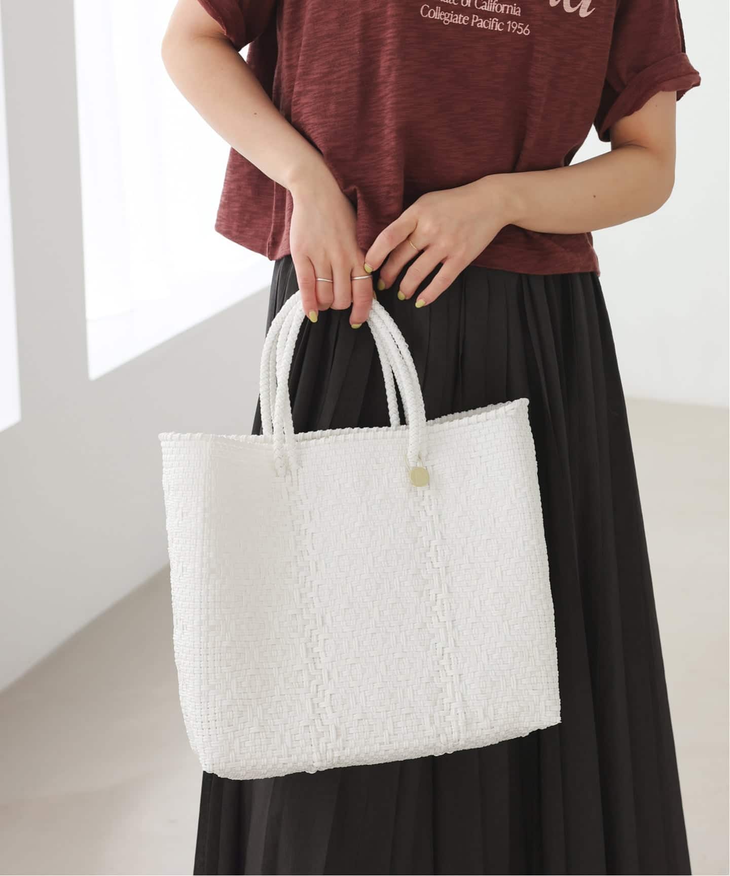 レトラLetraメルカドバッグホワイト メルカドバッグとコーディネート vol.2〜MERCADO BAG White〜 | Letra