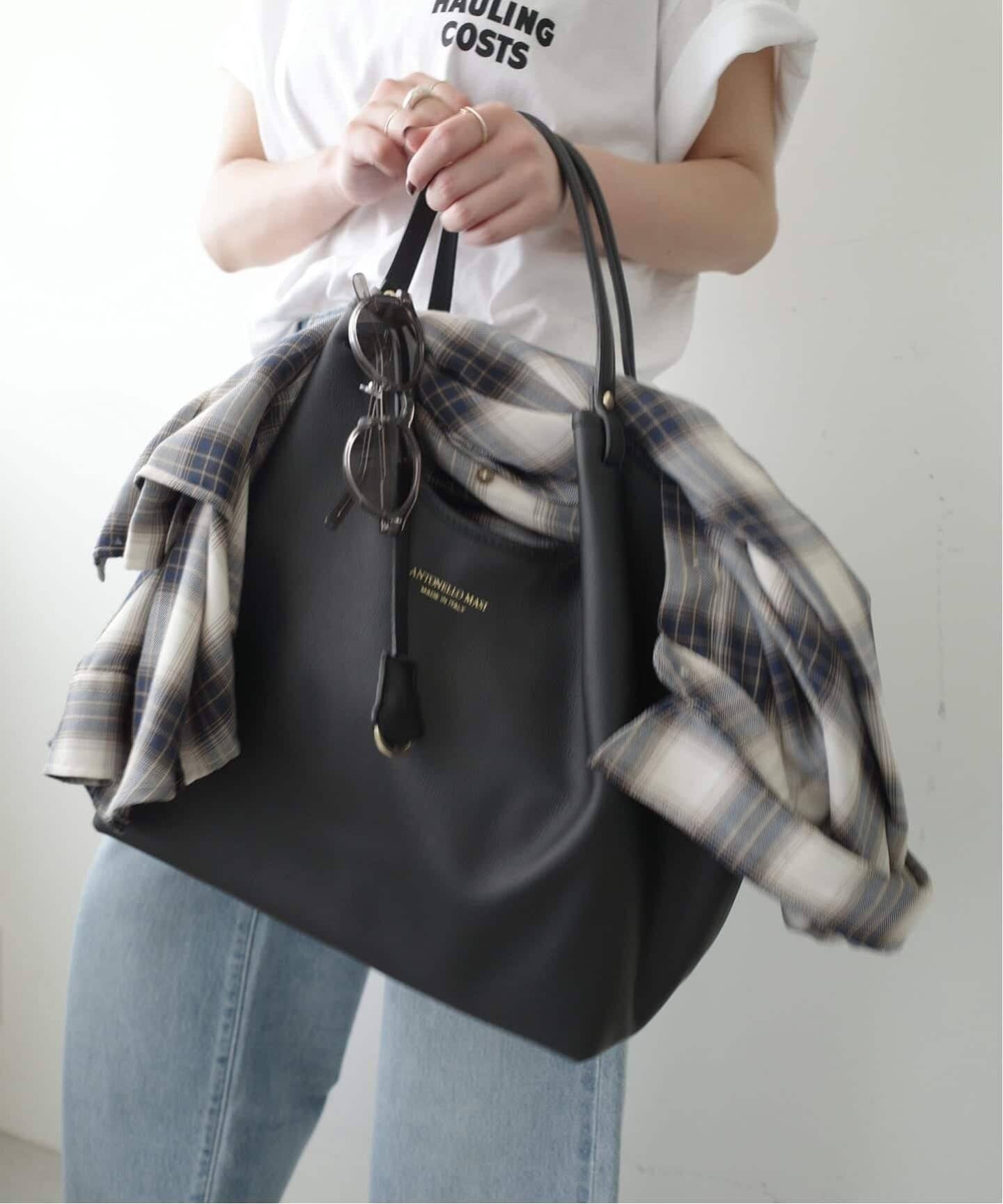 WEB限定/追加5予約》ANTONELLO MASI SLOBE別注 レザートートバッグ