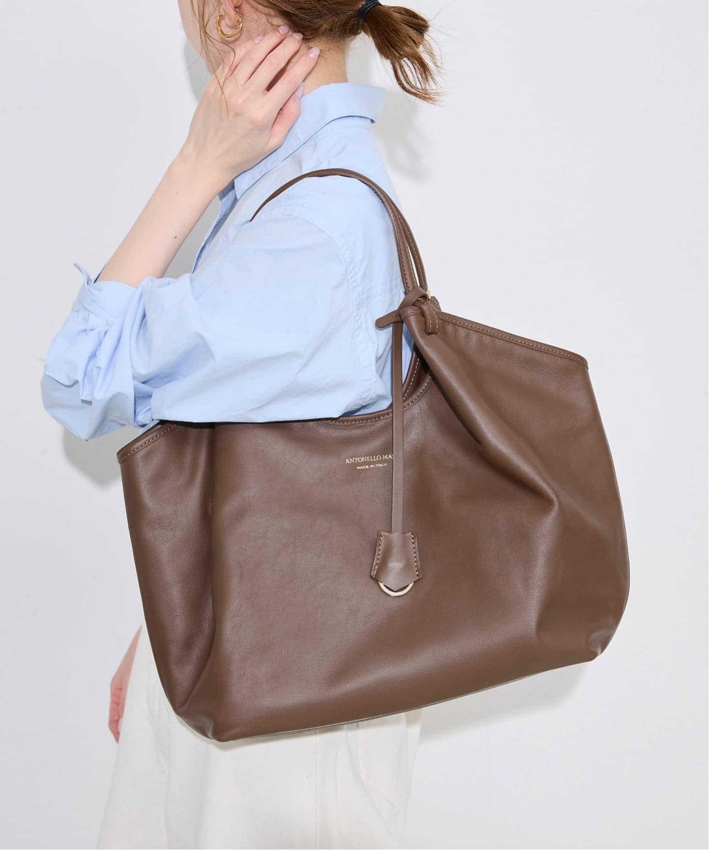 WEB限定/追加5予約》ANTONELLO MASI SLOBE別注 レザートートバッグ