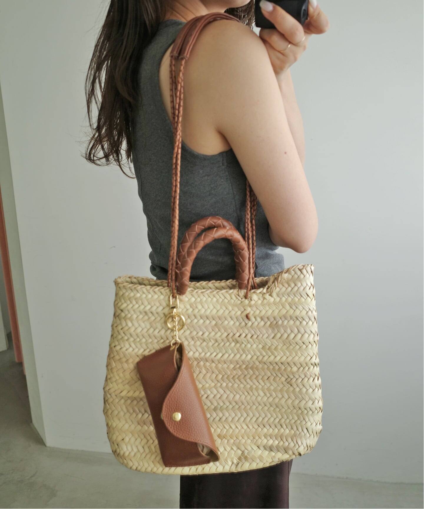 KECH/ケシュ SLOBE別注 カゴトートバッグ（かごバッグ）｜SLOBE IENA