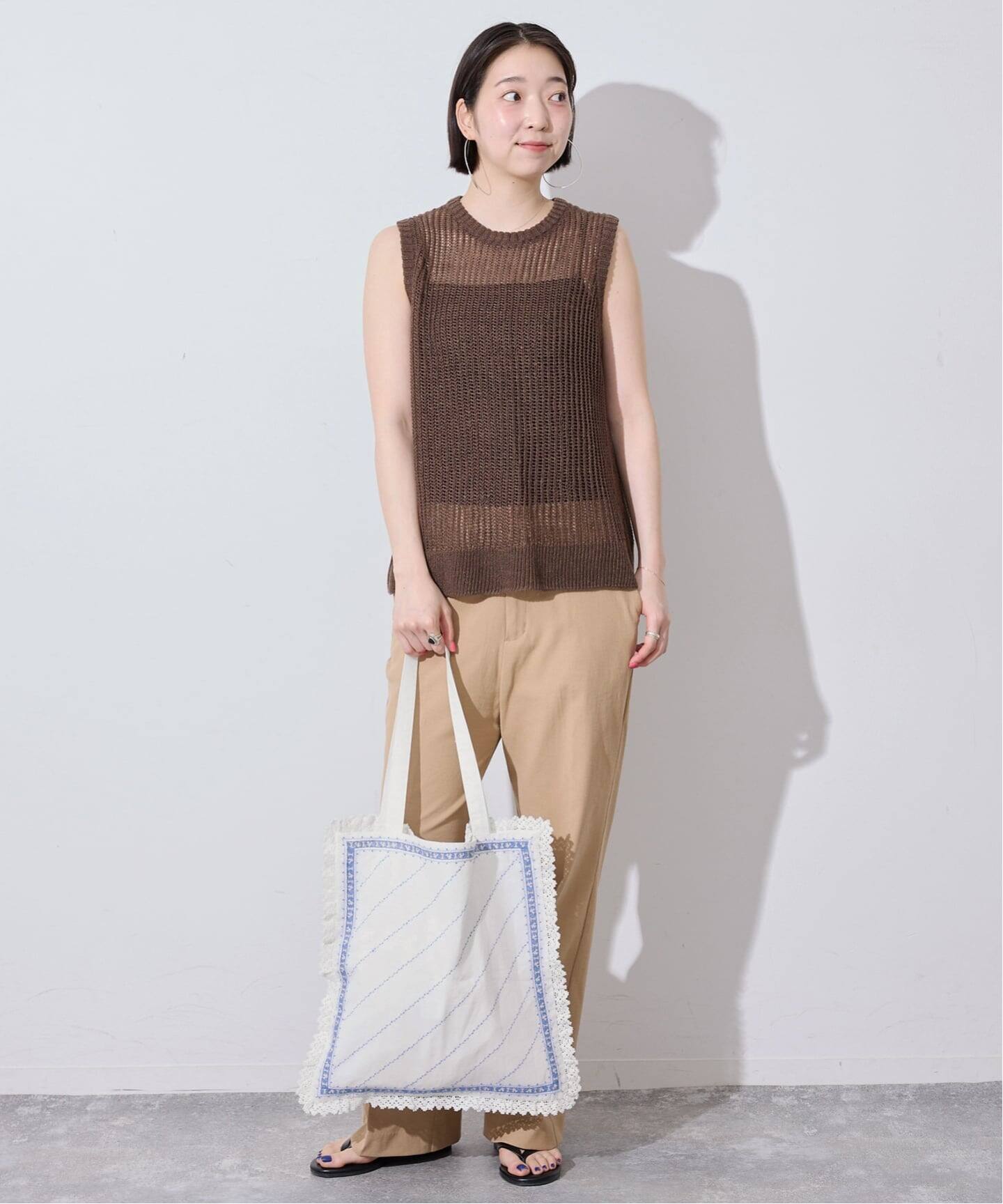 crinkle crinkle crinkle SLOBE別注 handkerchief tote（トートバッグ