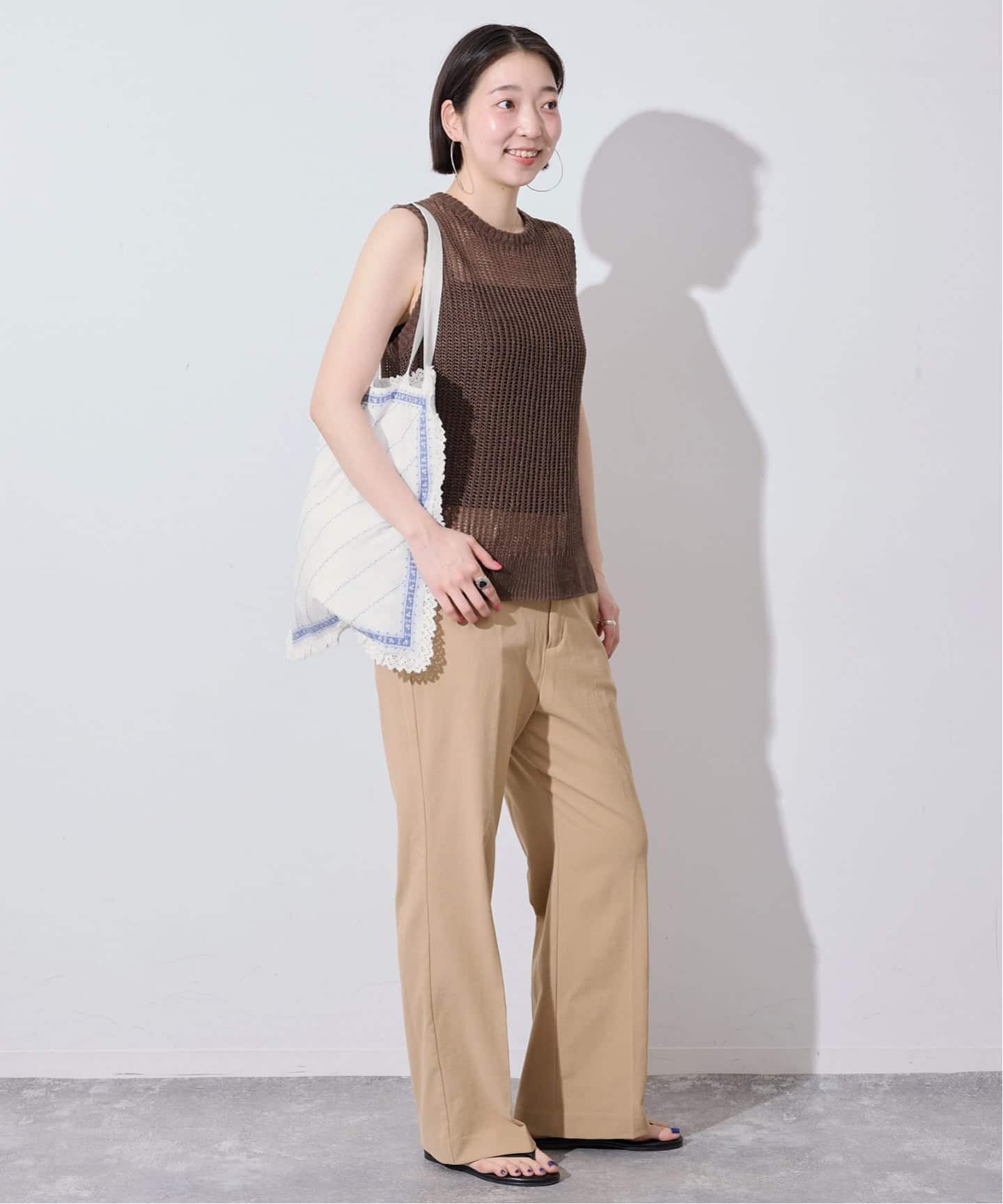 crinkle crinkle crinkle SLOBE別注 handkerchief tote（トートバッグ