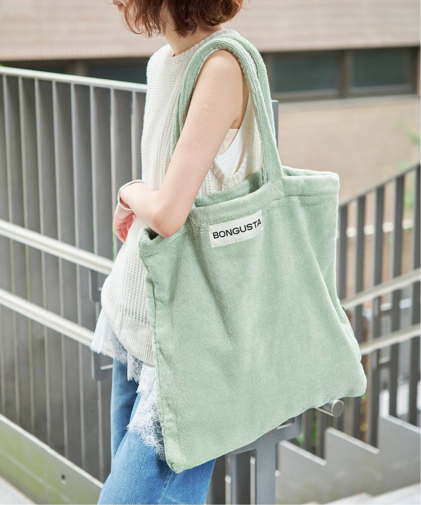 追加》BONGUSTA/ボングスタ naram solid トートバッグ（トートバッグ 