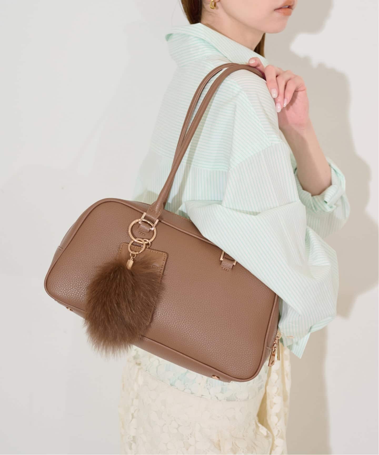 追加予約》SLOBE ロングハンドルボストン（ボストンバッグ）｜SLOBE