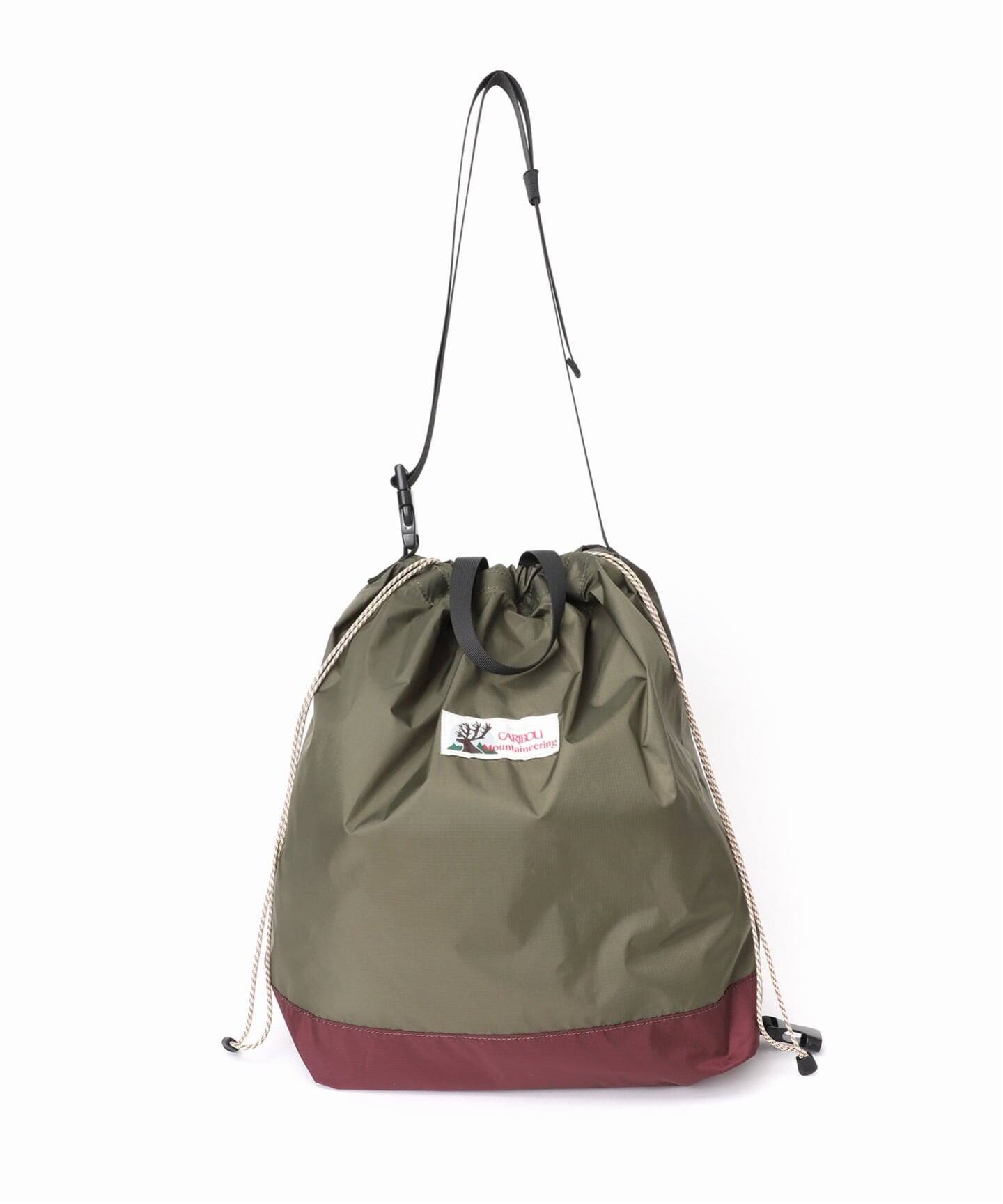 予約》CARIBOU MOUNTAINEERING SLOBE別注 巾着ショルダーバッグ