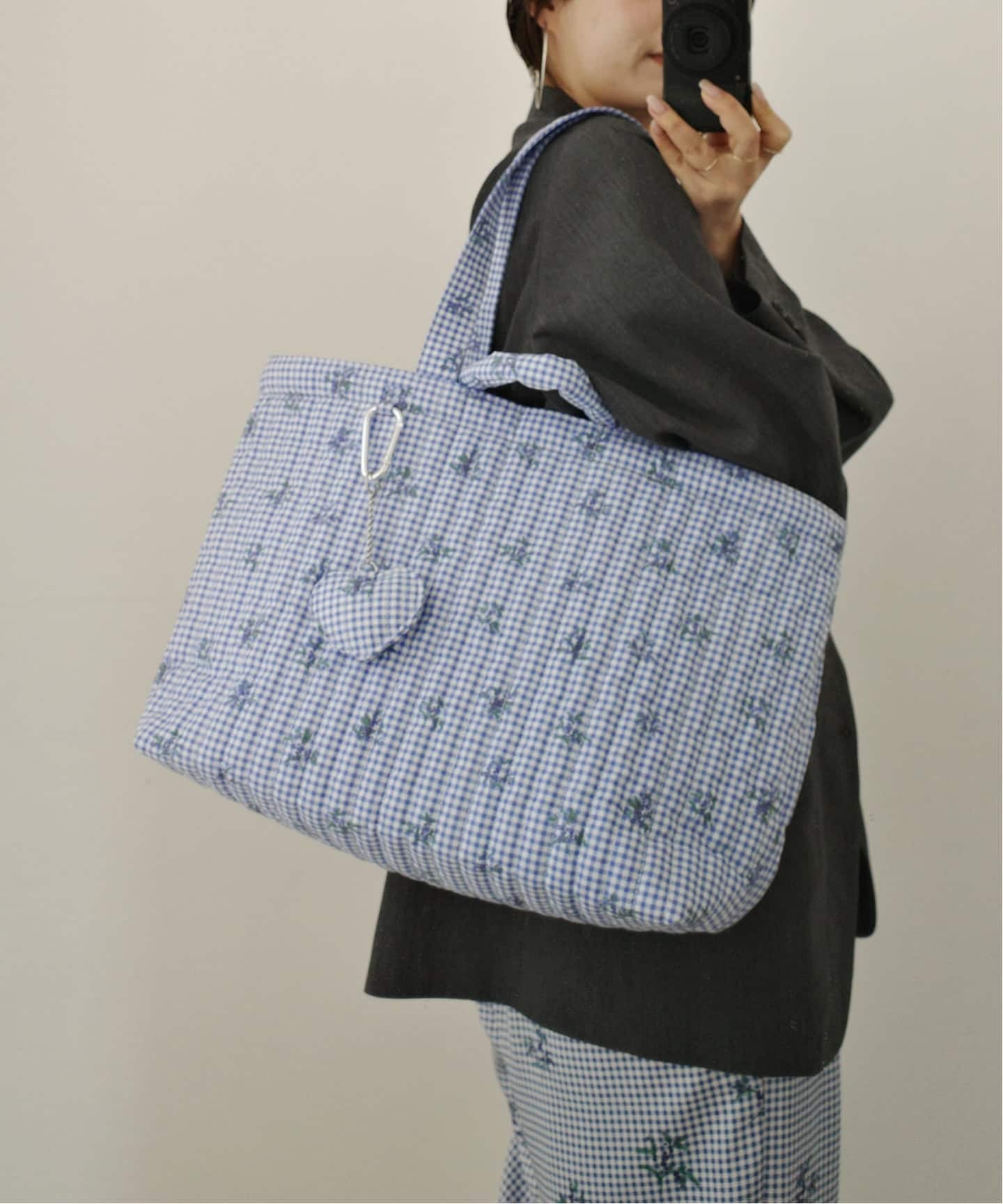 WEB限定/追加3予約》Margaux Dereume × SLOBE キルティングトート