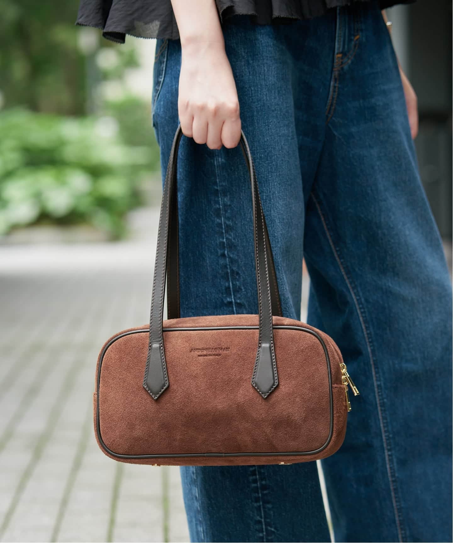 yukari★専用★【ANTONELLO MASI】SLOBE別注ボストンバッグ 予約》ANTONELLO MASI SLOBE別注 スウェードボストンバッグ（ボストン