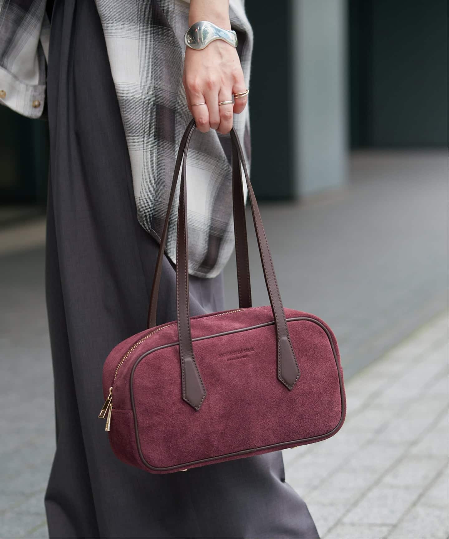 yukari★専用★【ANTONELLO MASI】SLOBE別注ボストンバッグ 予約》ANTONELLO MASI SLOBE別注 スウェードボストンバッグ（ボストン