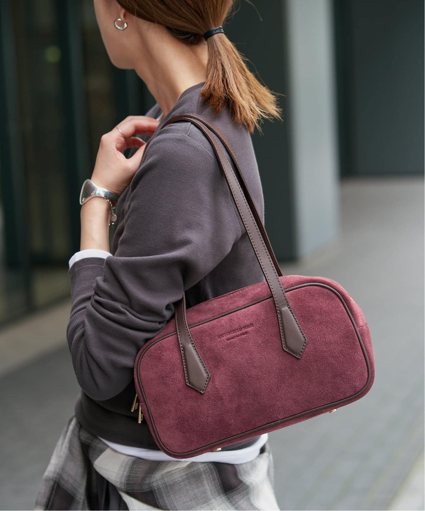 yukari★専用★【ANTONELLO MASI】SLOBE別注ボストンバッグ 予約》ANTONELLO MASI SLOBE別注 スウェードボストンバッグ（ボストン