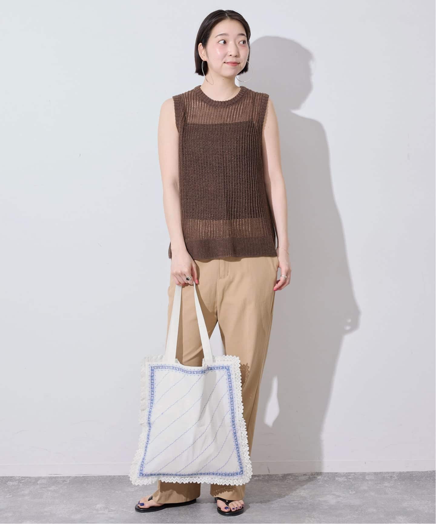 追加予約》crinkle crinkle crinkle SLOBE別注 handkerchief tote
